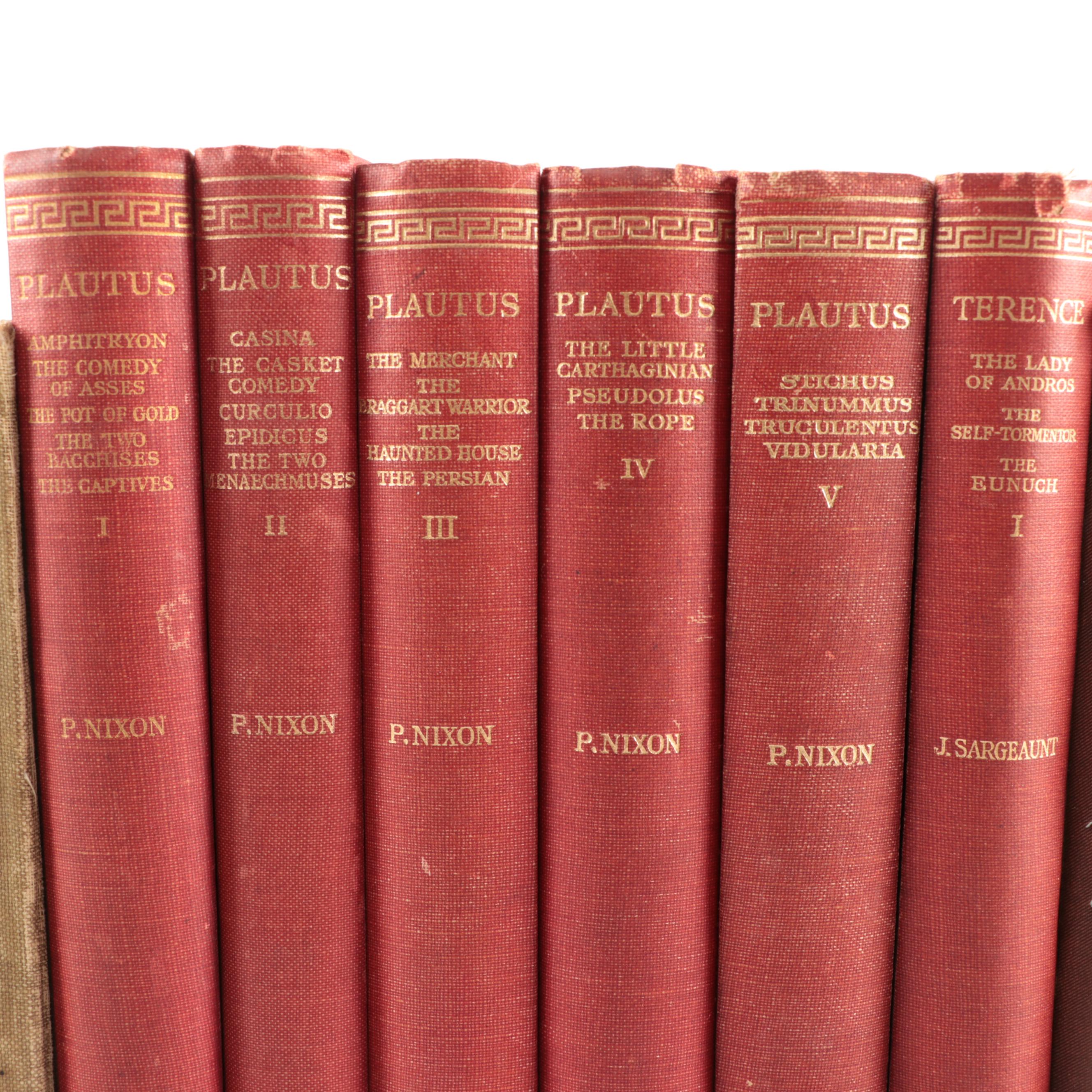 "Plautus" Complete Five-Volume Set with "Child's Garden of Verses" and More