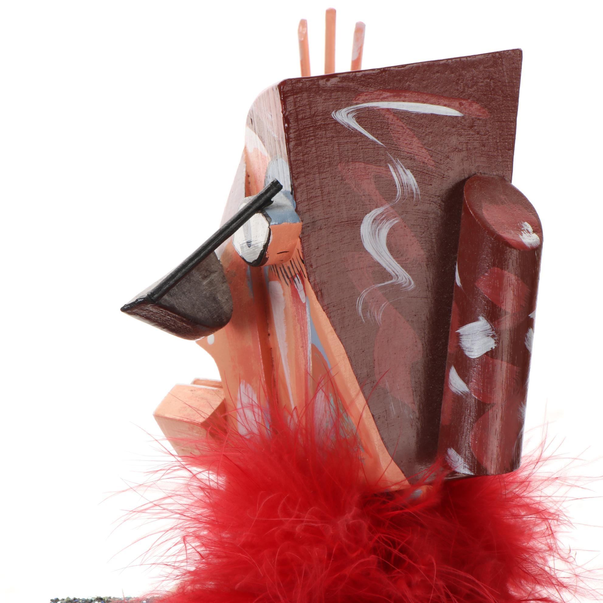Joe Derr Mixed Media Sculpture of Fashionista