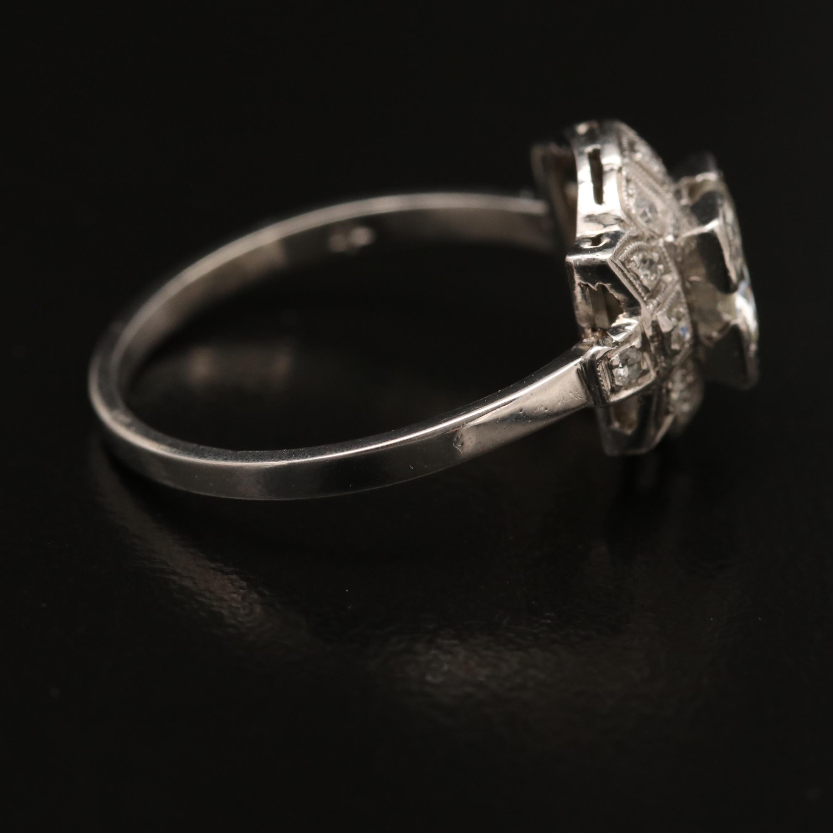 Platinum 1.13 CTW Diamond Ring