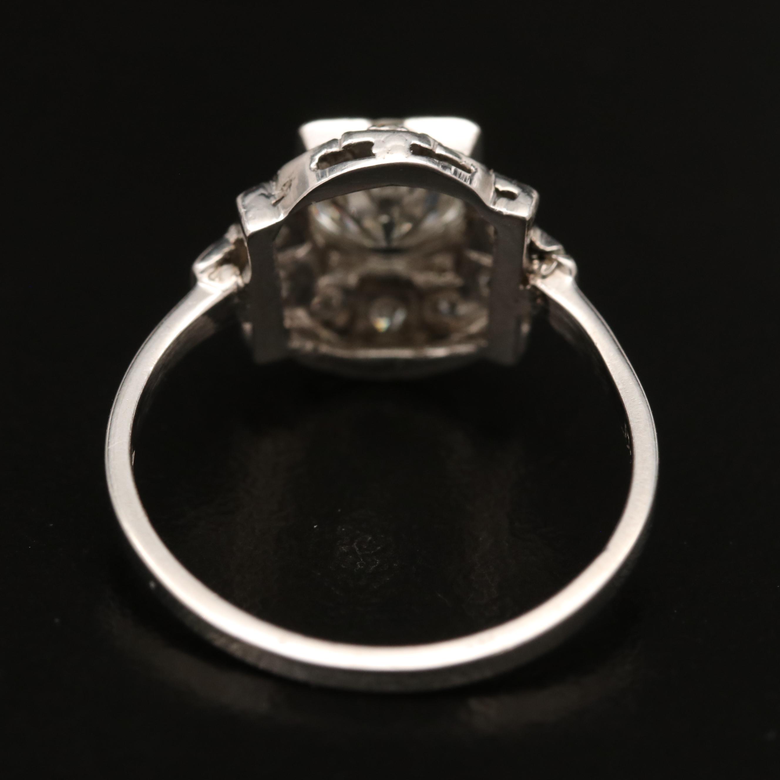Platinum 1.13 CTW Diamond Ring