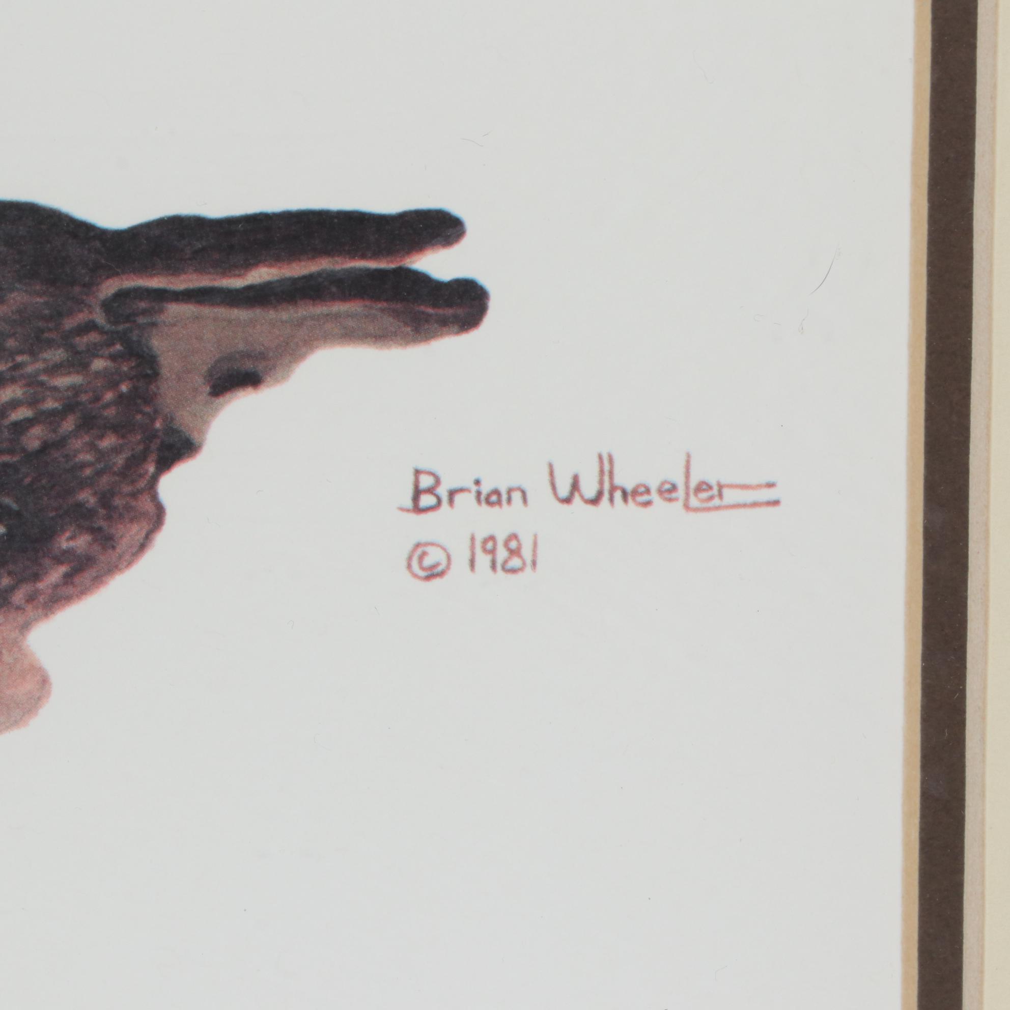 Offset Lithograph after Brian Wheeler, circa 1981