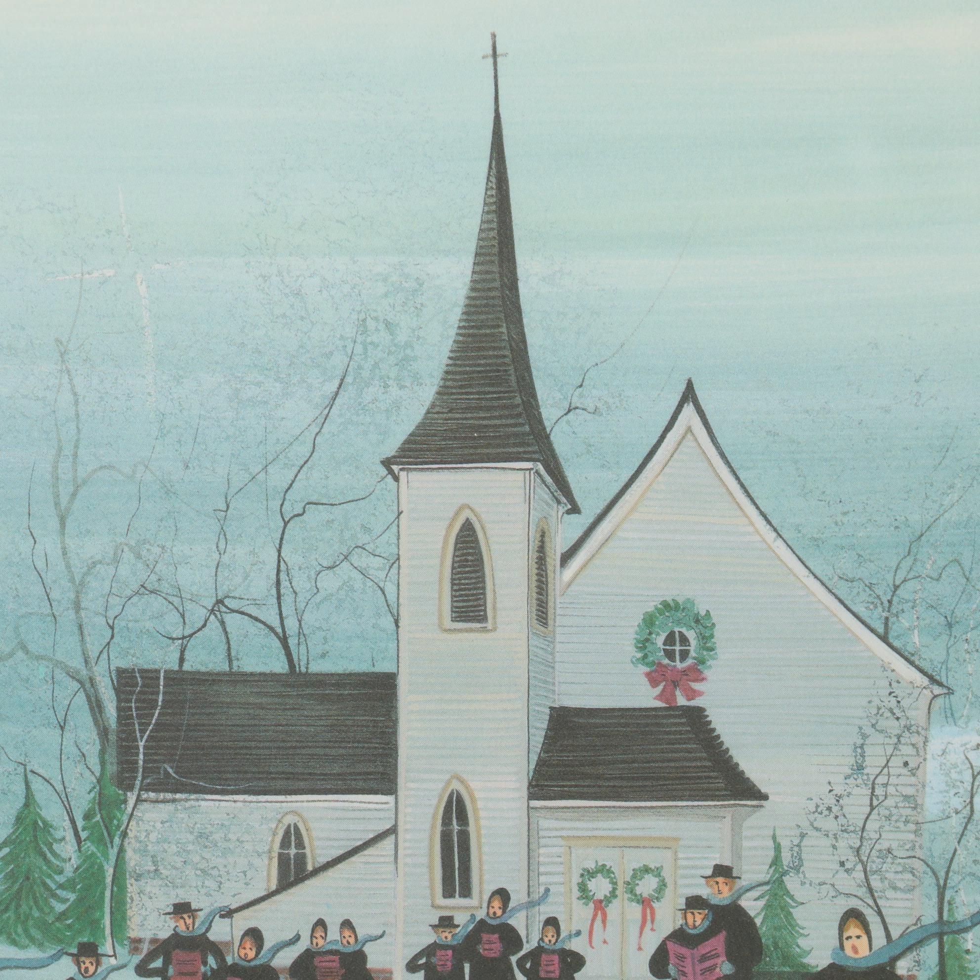 P. Buckley Moss Offset Lithographs of Winter Scenes, 1986 and 1988