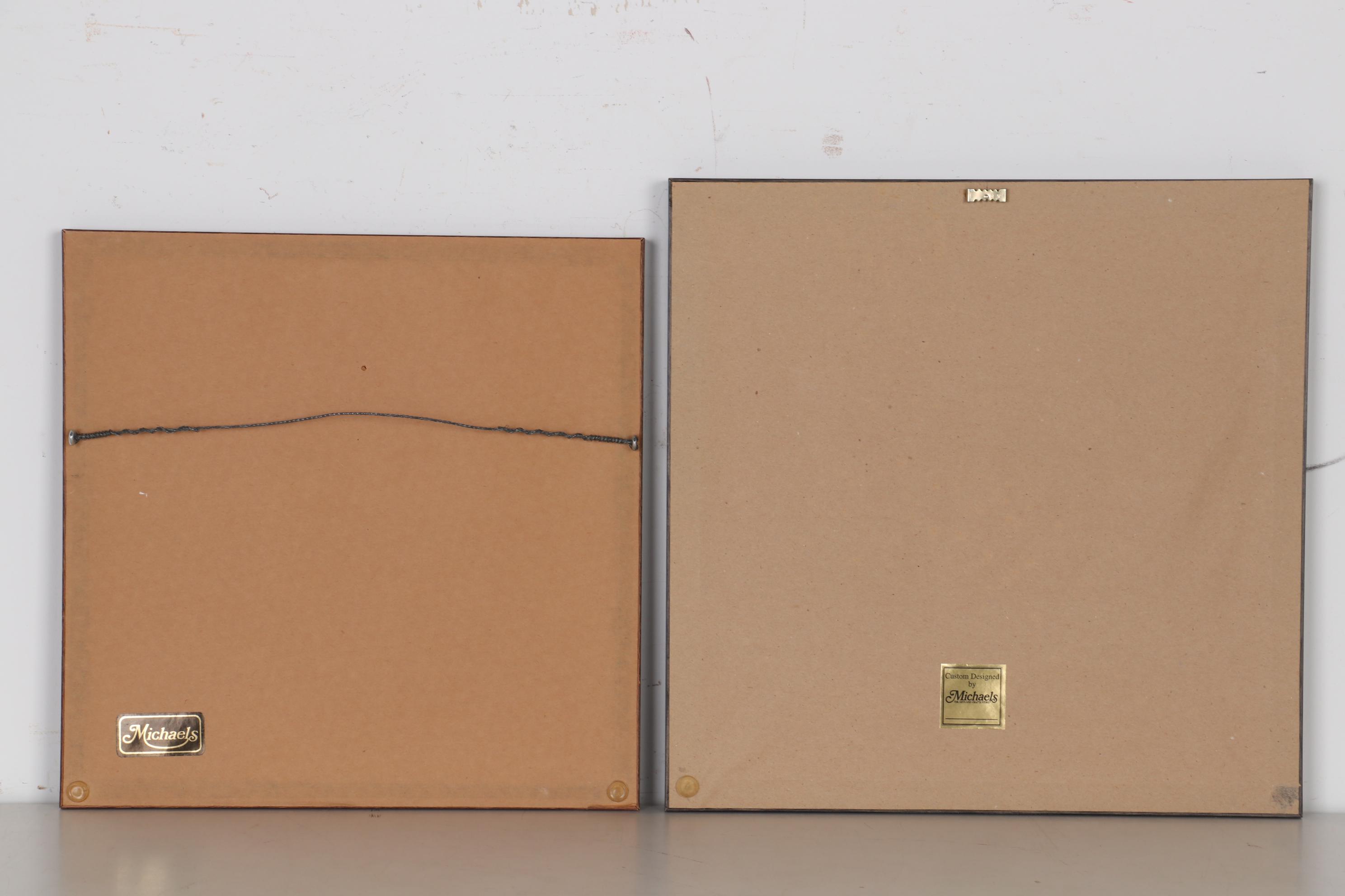 P. Buckley Moss Offset Lithographs of Winter Scenes, 1986 and 1988