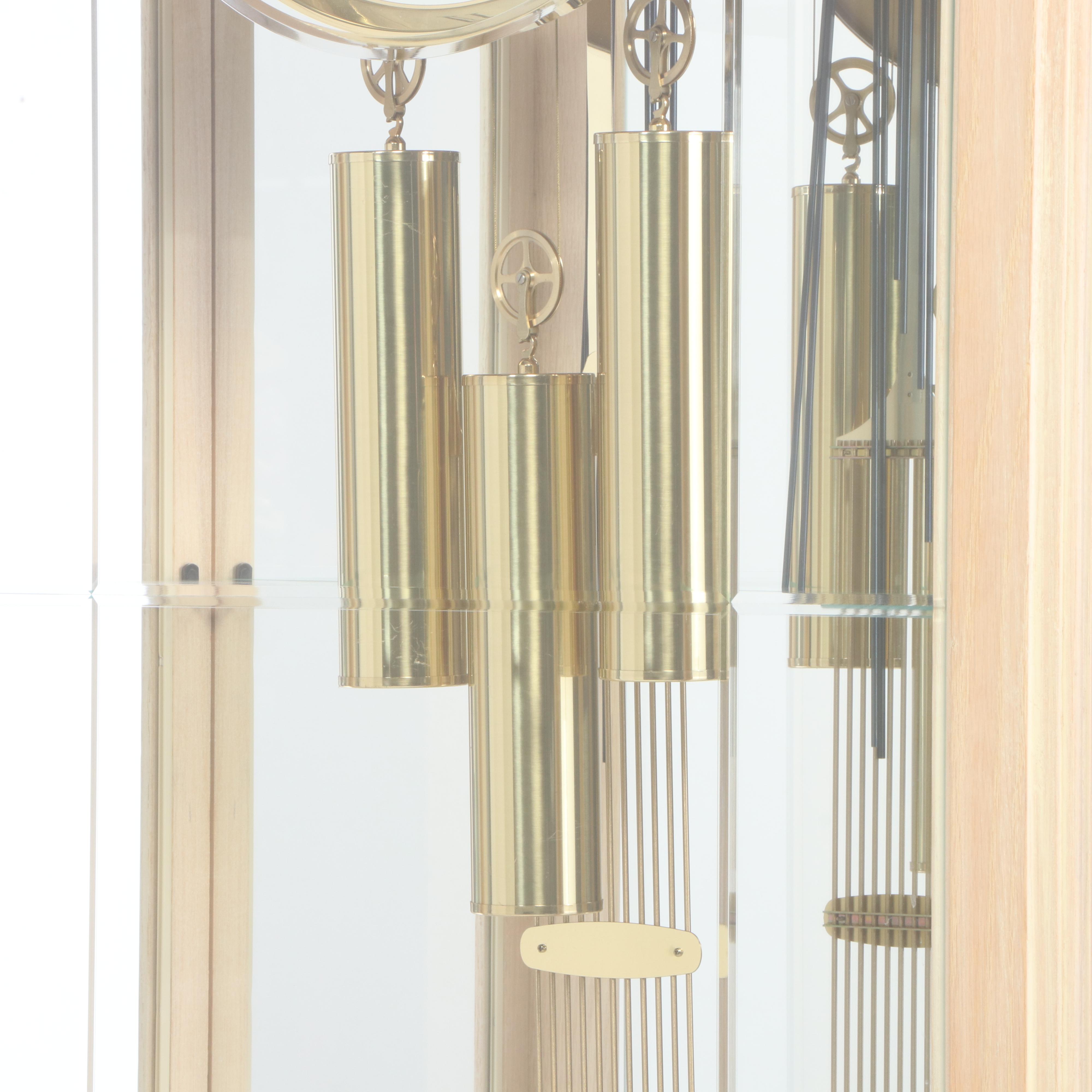 Howard Miller Display Cased Grandfather Clock, Late 20th Century