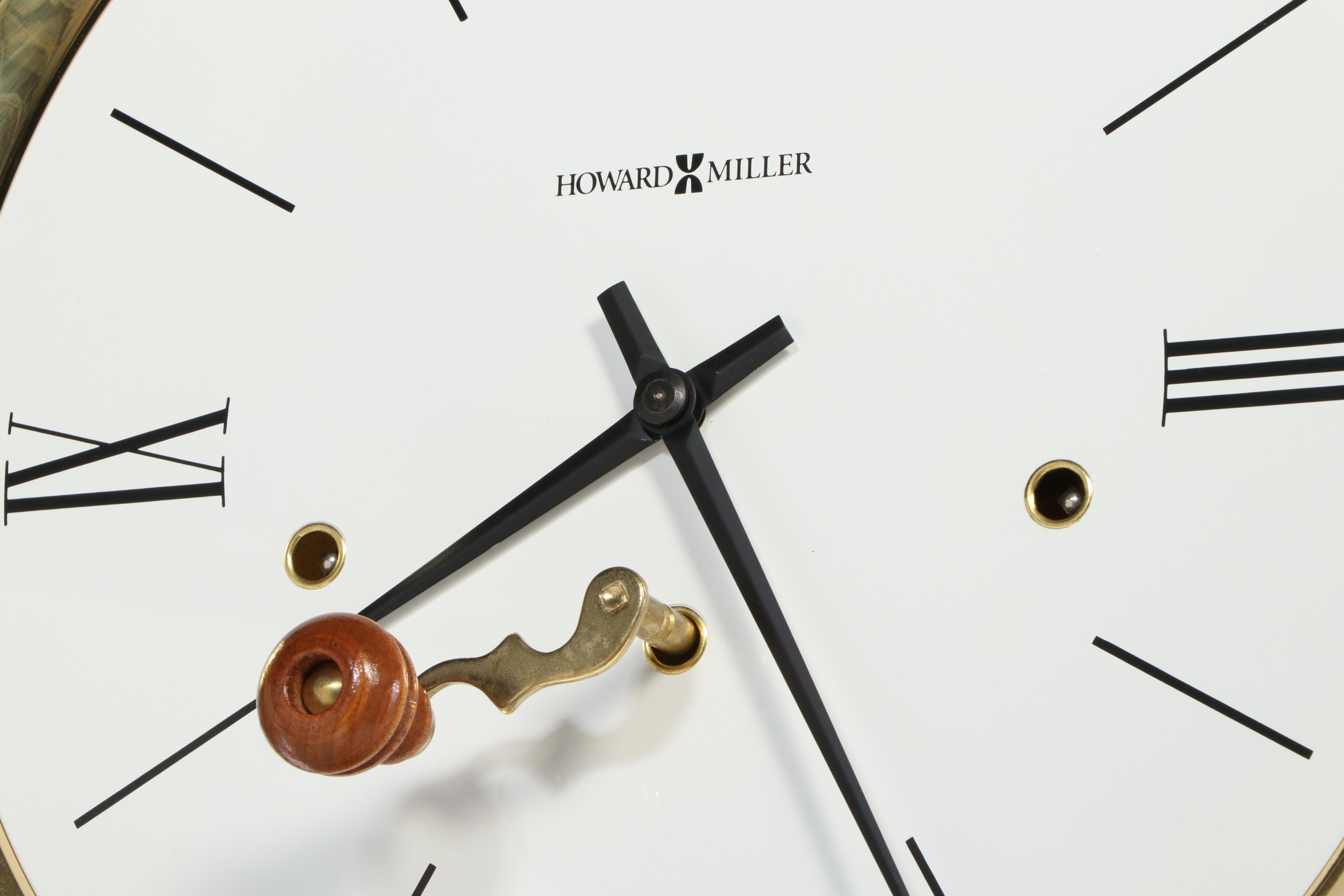 Howard Miller Display Cased Grandfather Clock, Late 20th Century