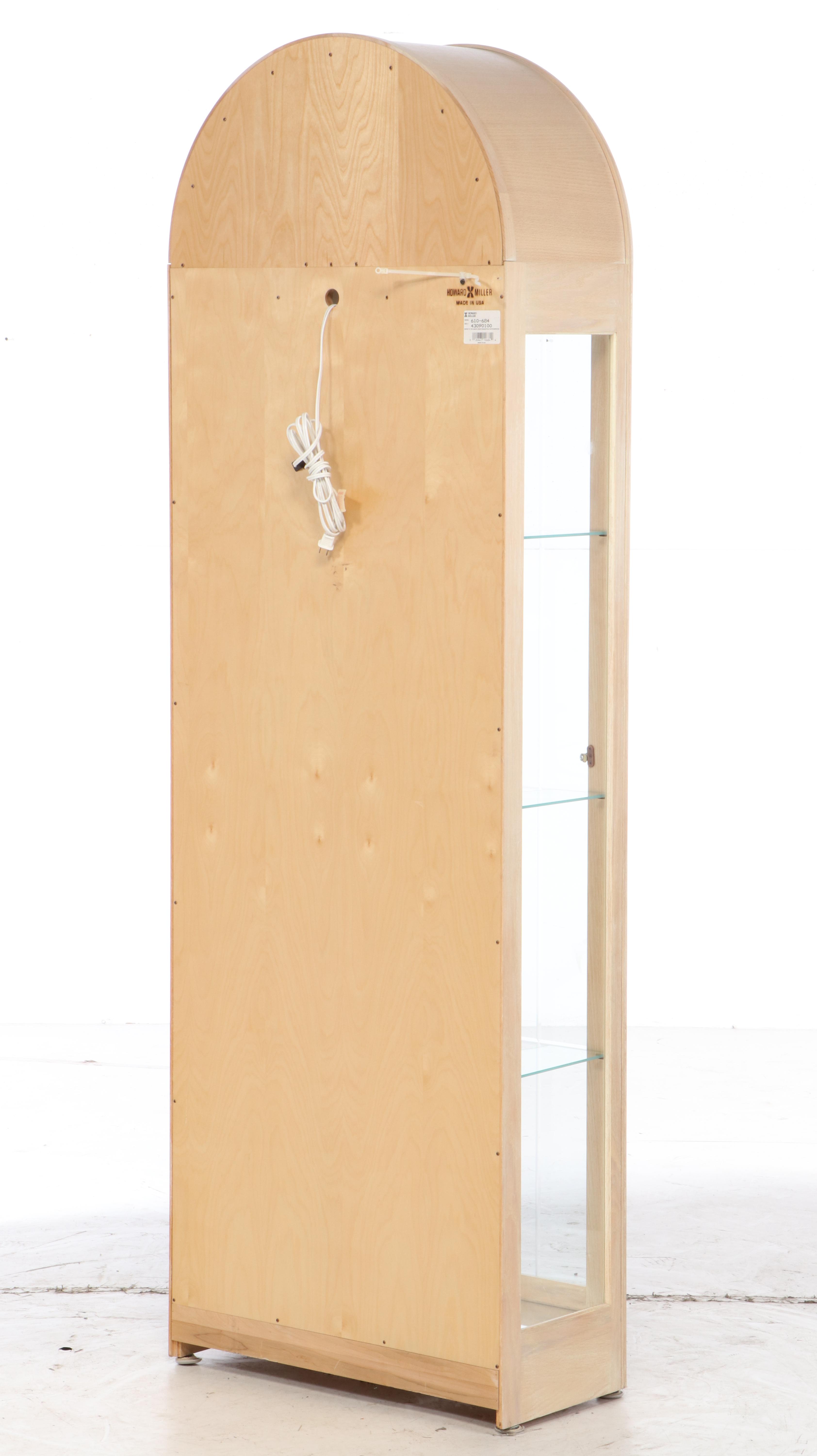 Howard Miller Display Cased Grandfather Clock, Late 20th Century