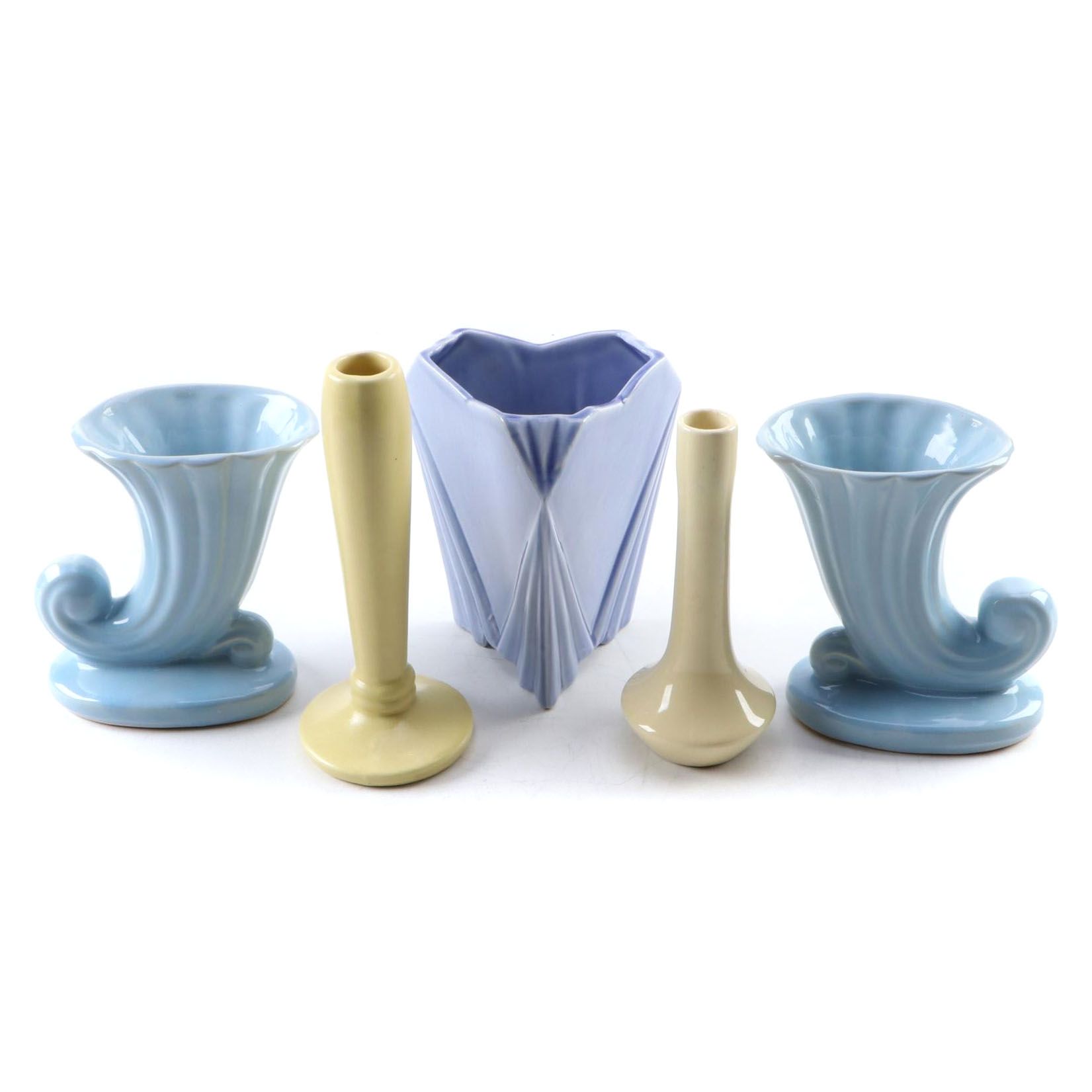 McCoy Pottery and Other Ceramic Vase, Mid-20th Century