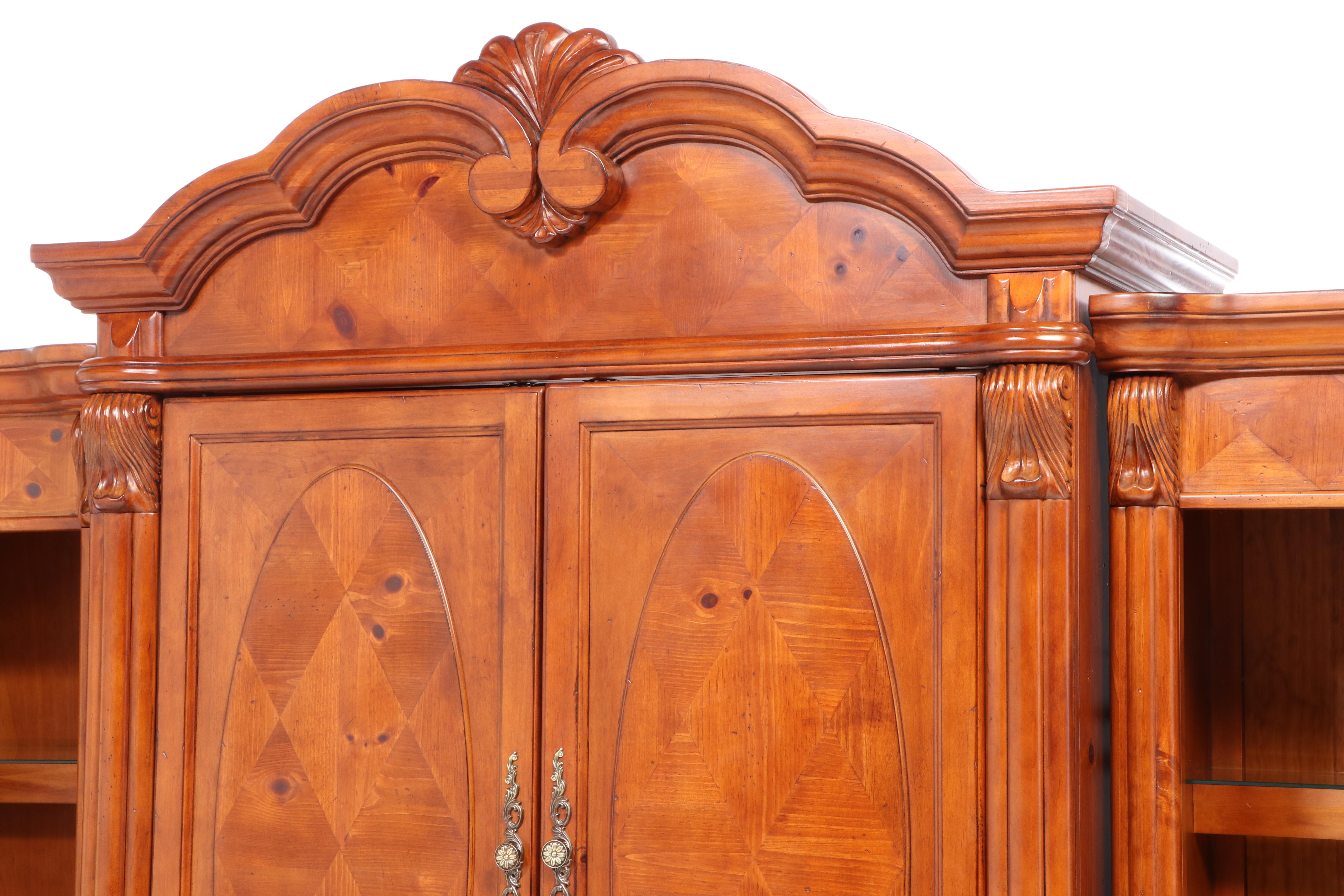 OKI Baroque Style Bookcase Wall Units, Late 20th Century