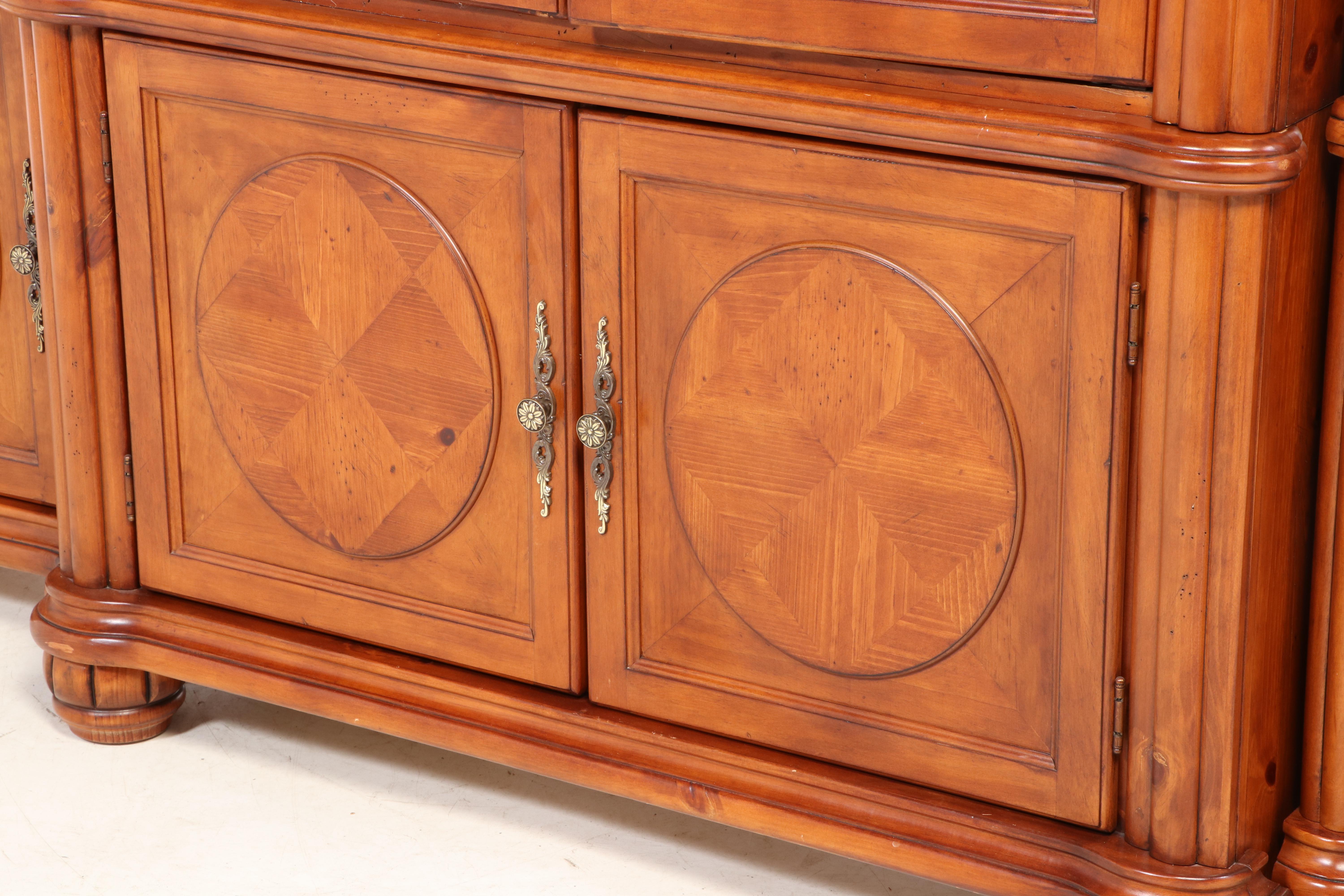 OKI Baroque Style Bookcase Wall Units, Late 20th Century