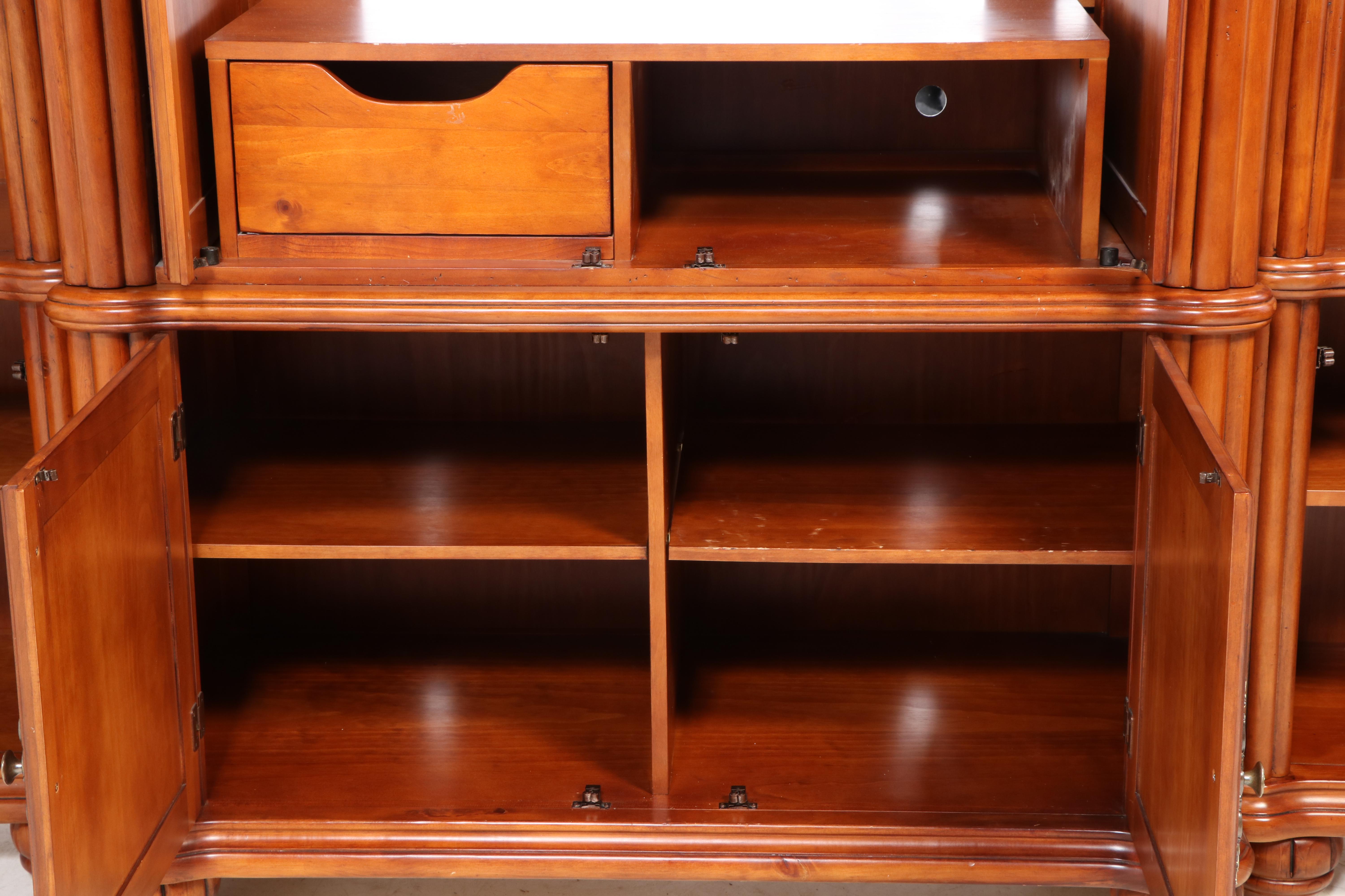 OKI Baroque Style Bookcase Wall Units, Late 20th Century