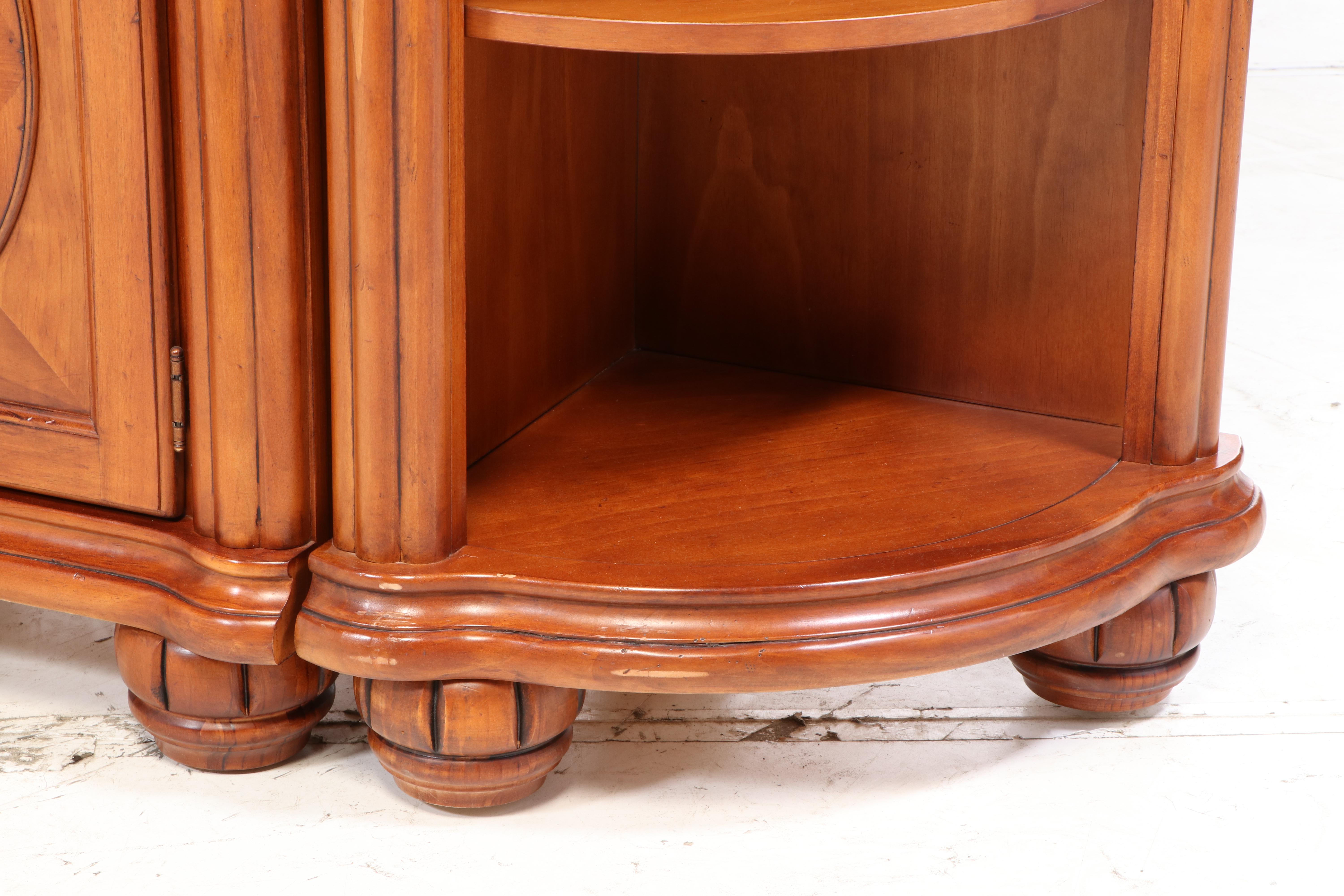 OKI Baroque Style Bookcase Wall Units, Late 20th Century