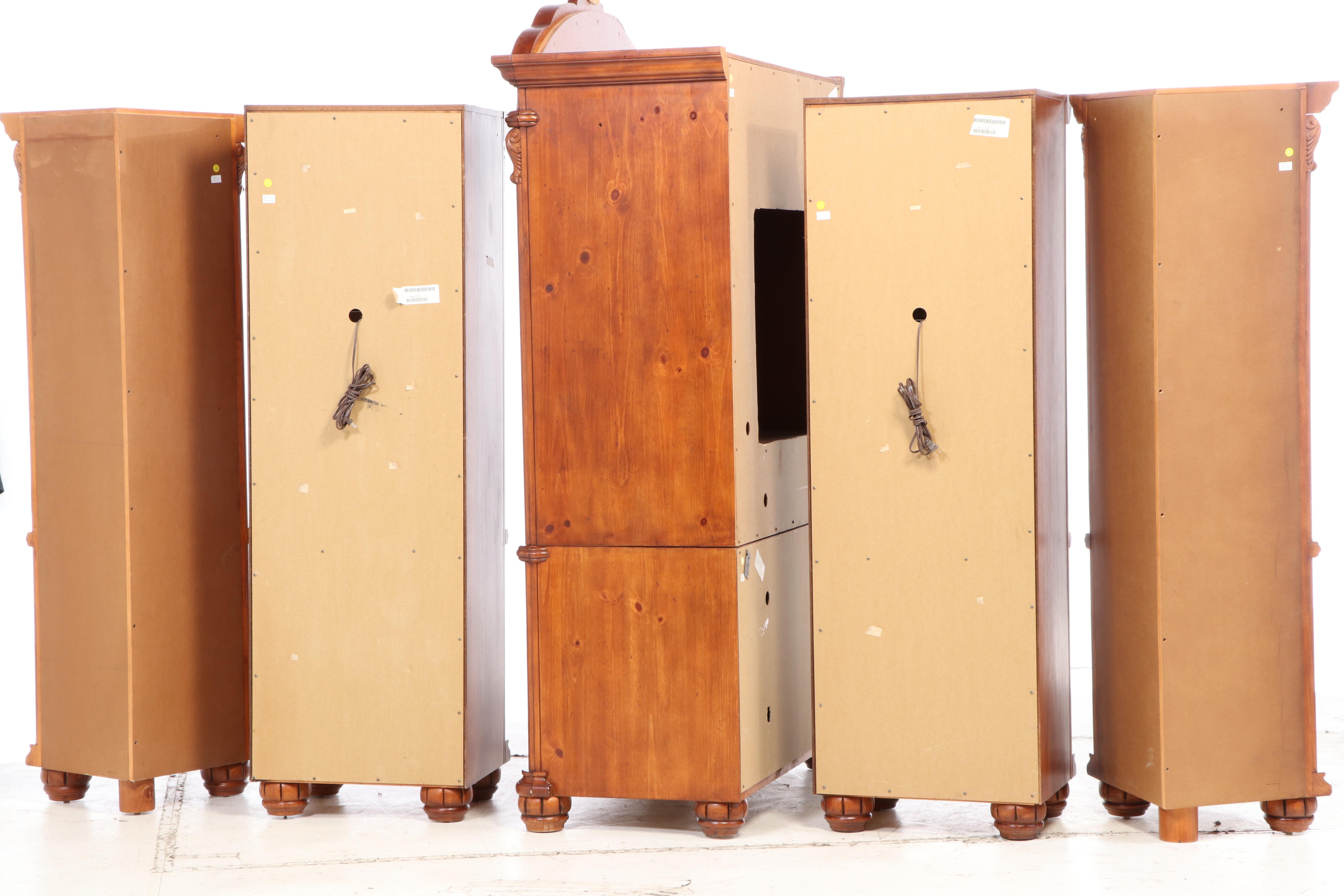 OKI Baroque Style Bookcase Wall Units, Late 20th Century
