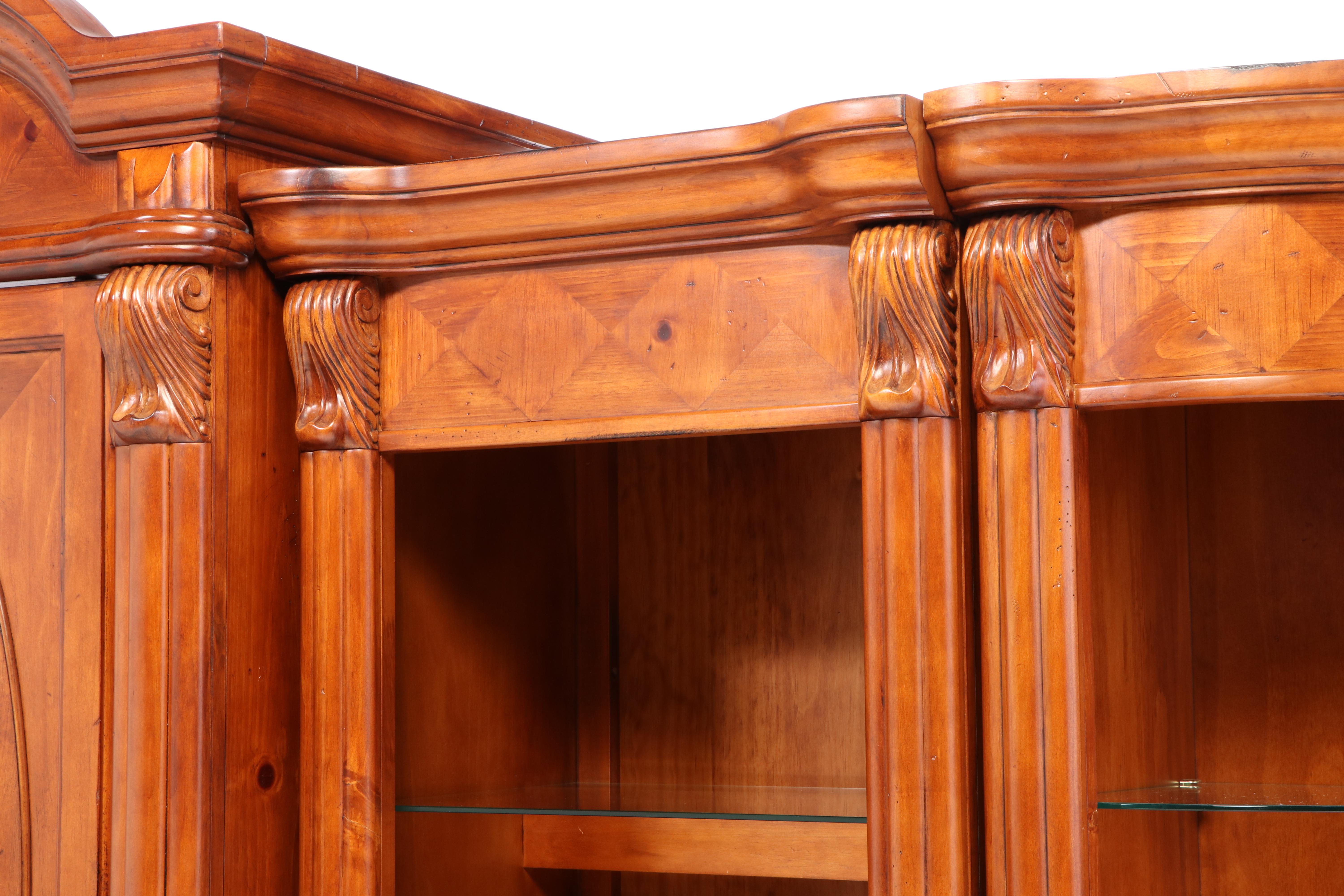 OKI Baroque Style Bookcase Wall Units, Late 20th Century