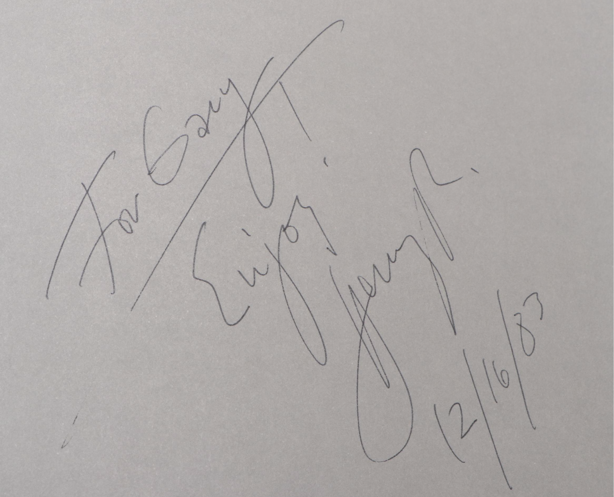 Signed "The Survivors" and "Mercedes for the Road" by Henry Rasmussen