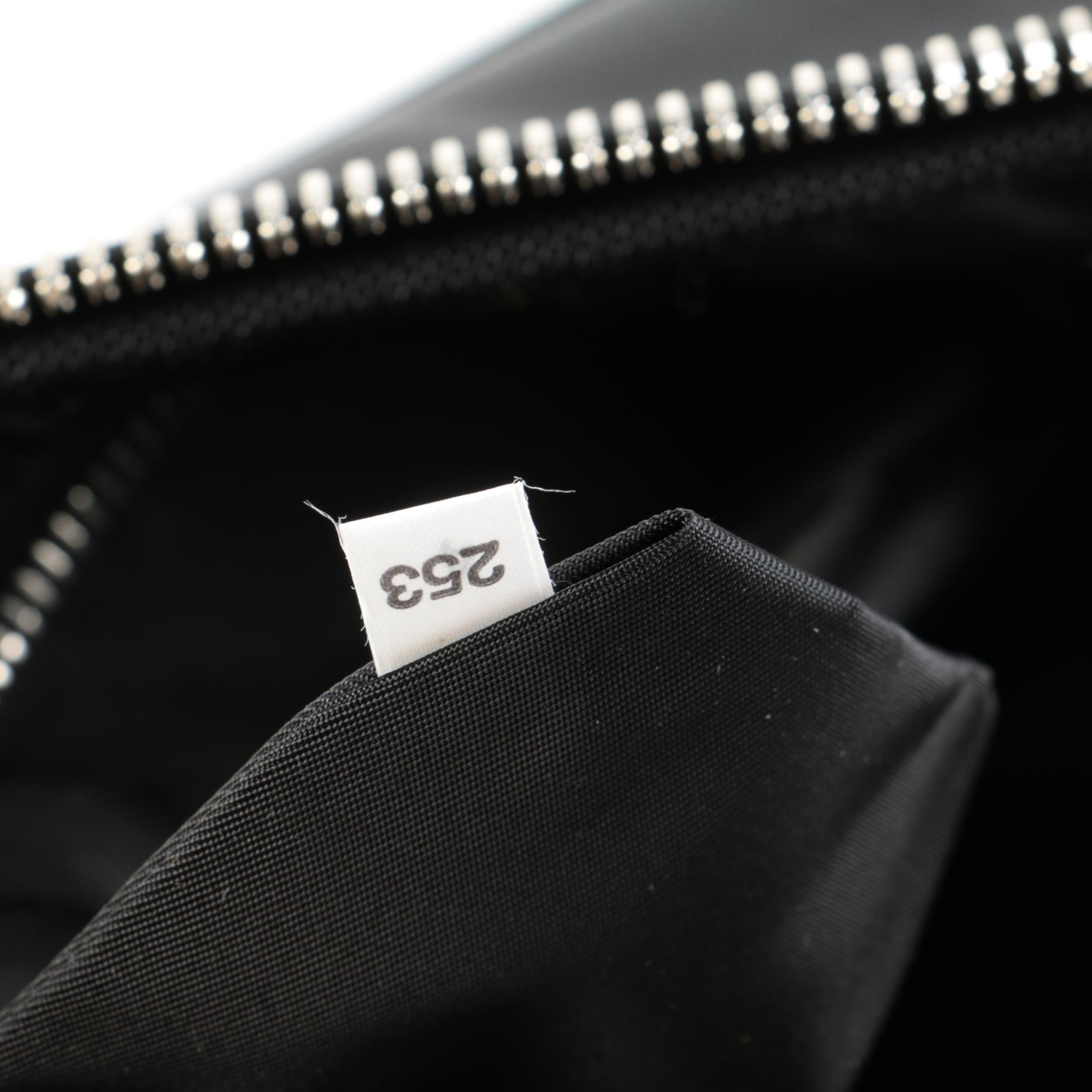 Prada Logo Black Nylon Messenger Bag