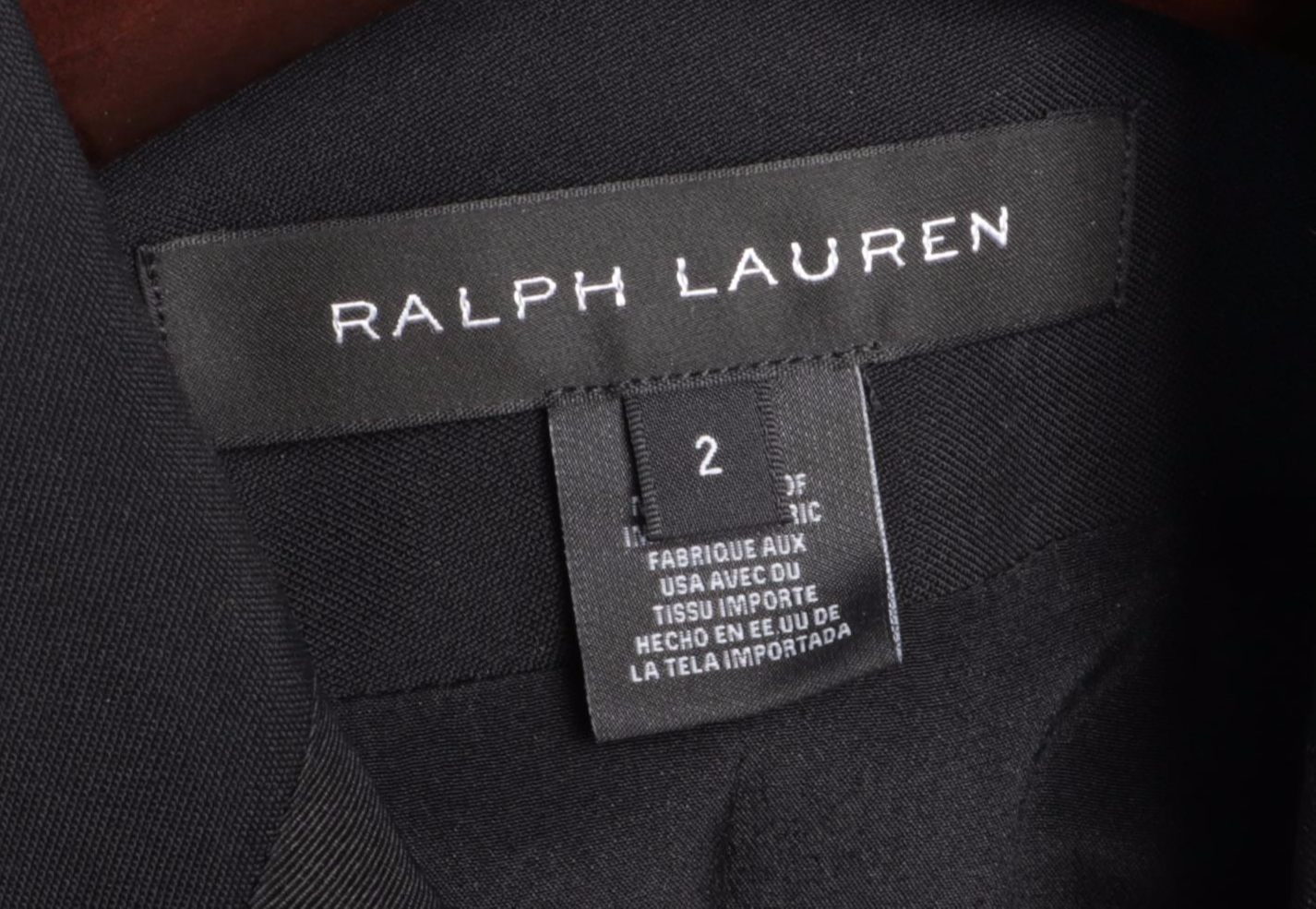 Ralph Lauren Black Label Wool Double-Breasted and Tuxedo Stripe Pantsuit