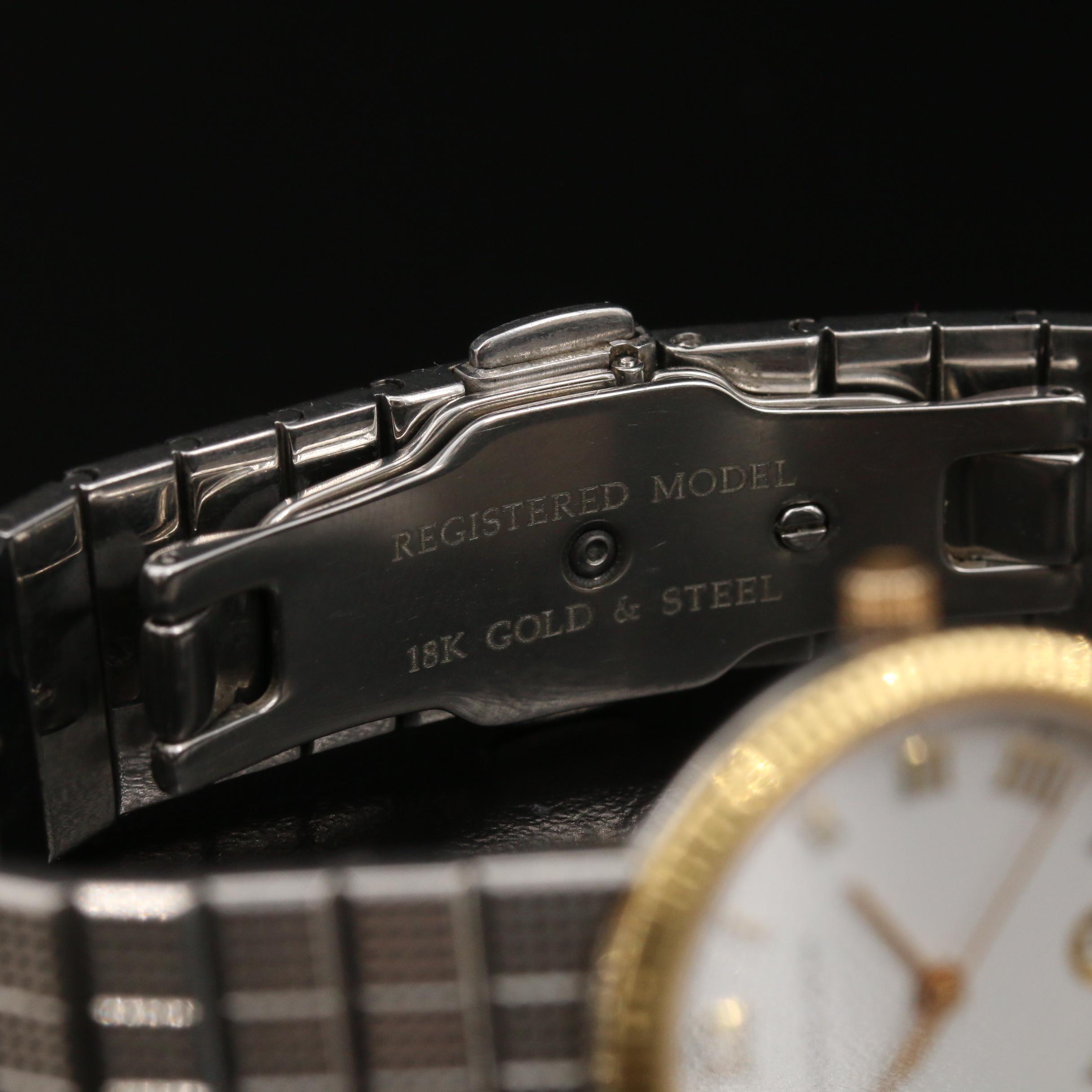 Daniel Mink 1900 Stainless Steel and 18K Gold Quartz Watch