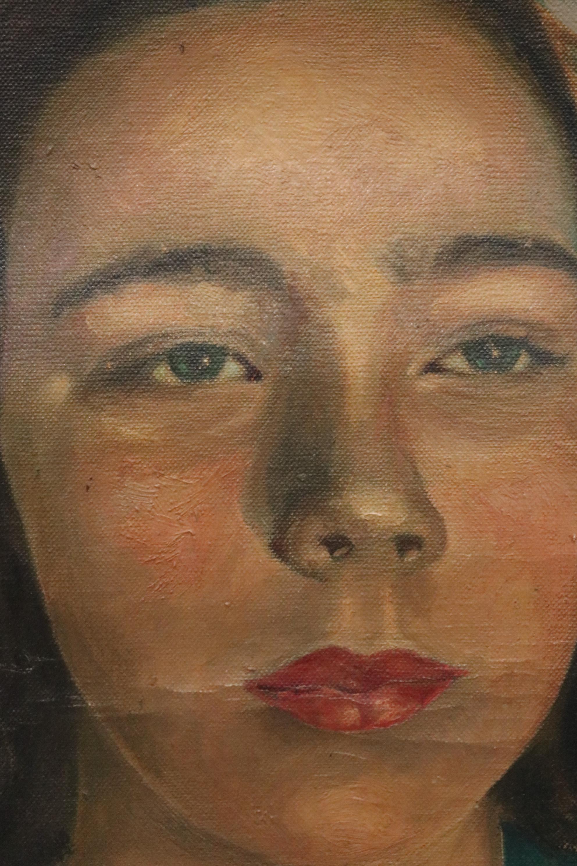 Oil Portrait of Young Girl, 1939