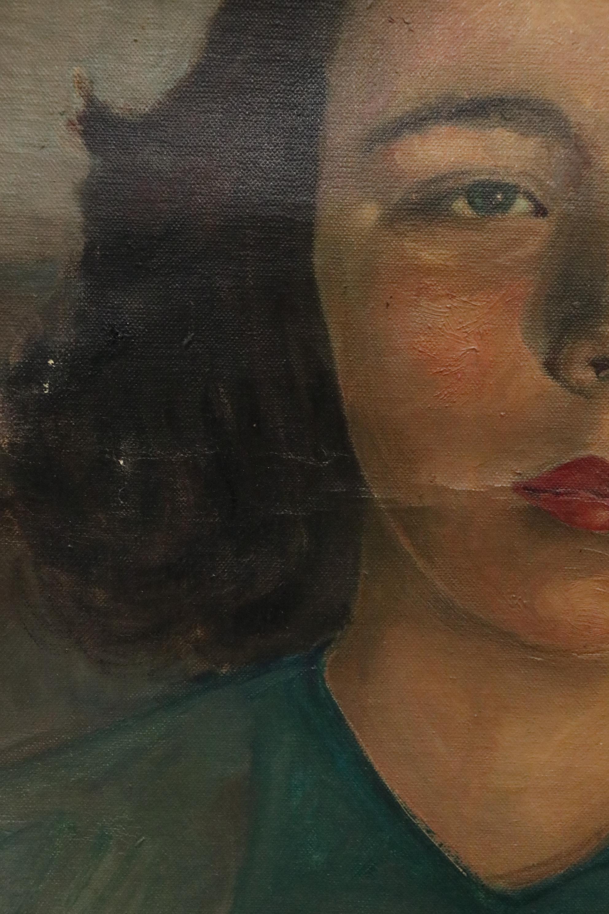 Oil Portrait of Young Girl, 1939