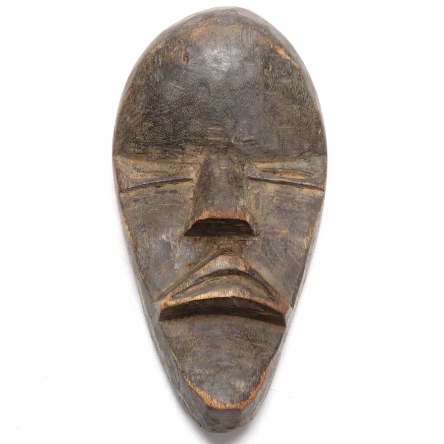 Dan Style Wooden Mask, West Africa