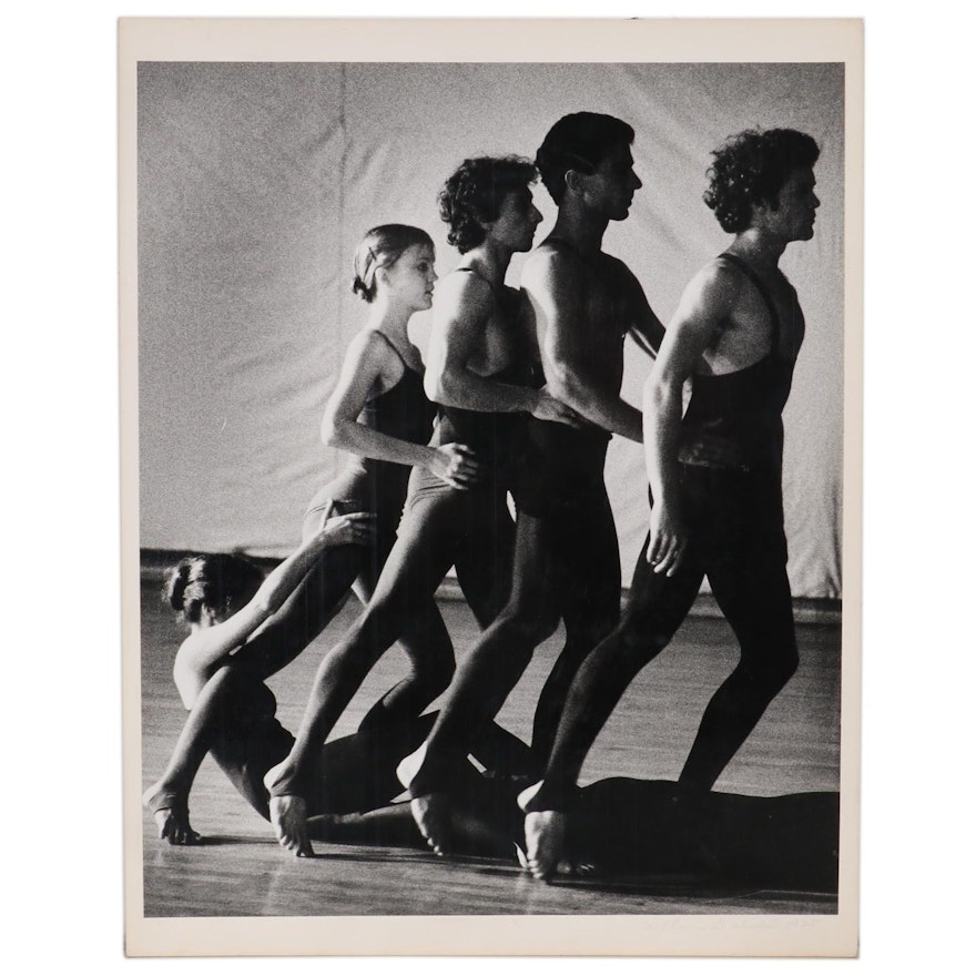 William D. Wade Silver Gelatin Photograph "Ohio University Dancers", 1978