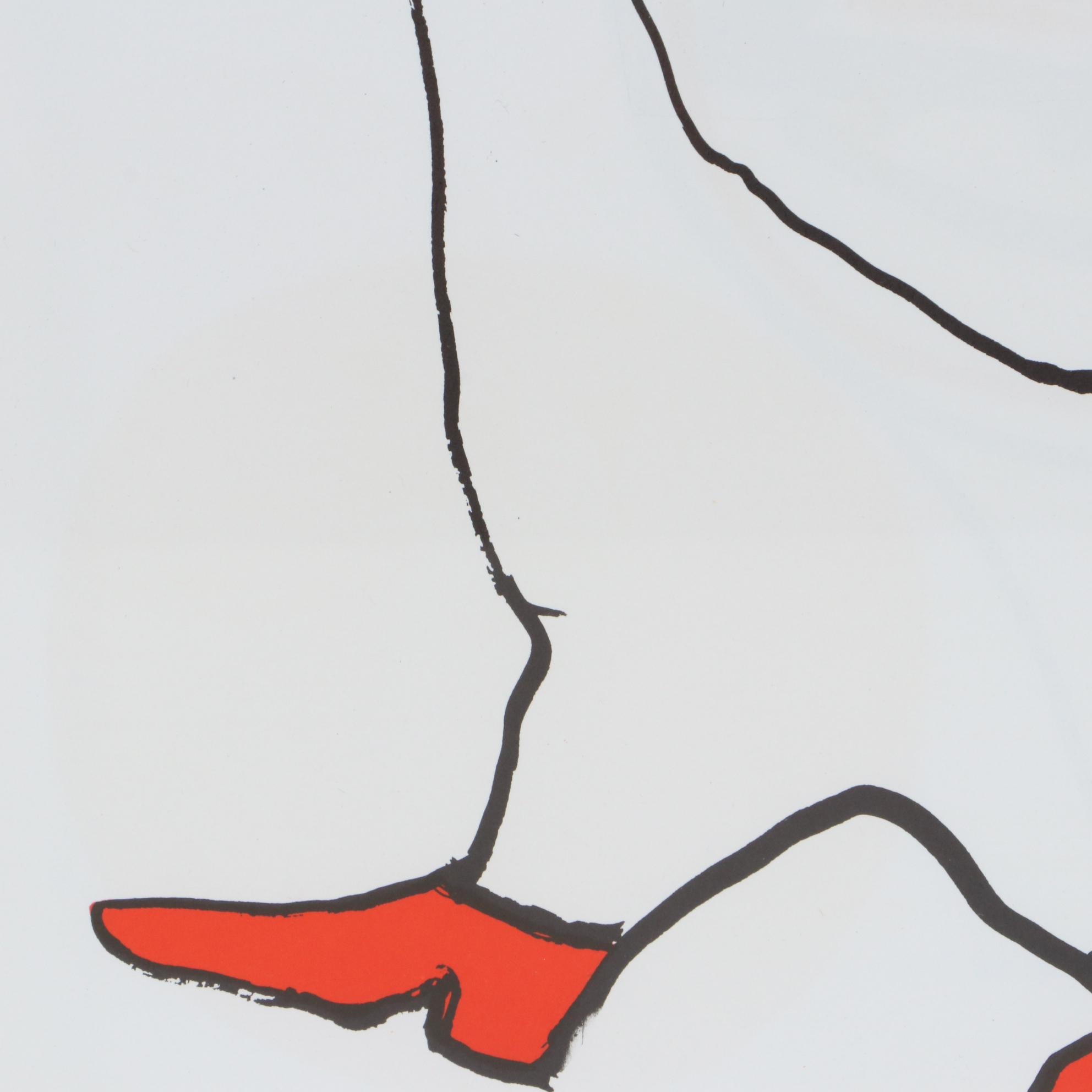 Alexander Calder Color Lithograph for "Derrière le Miroir," 1976