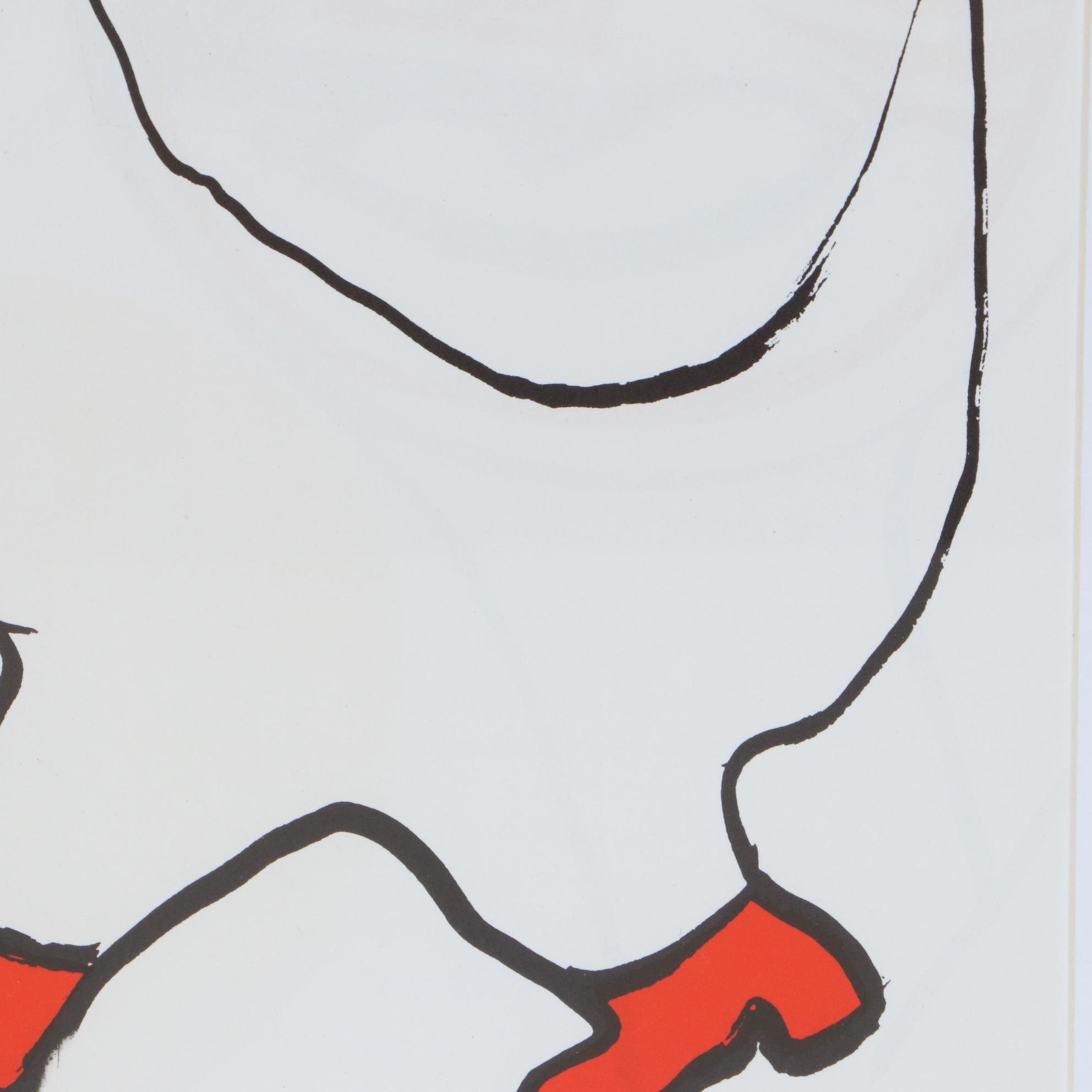 Alexander Calder Color Lithograph for "Derrière le Miroir," 1976