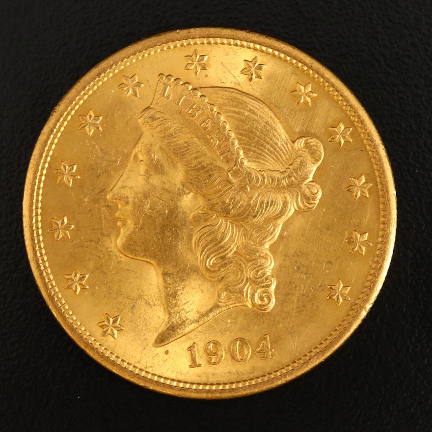 1904 Liberty Head $20 Gold Double Eagle