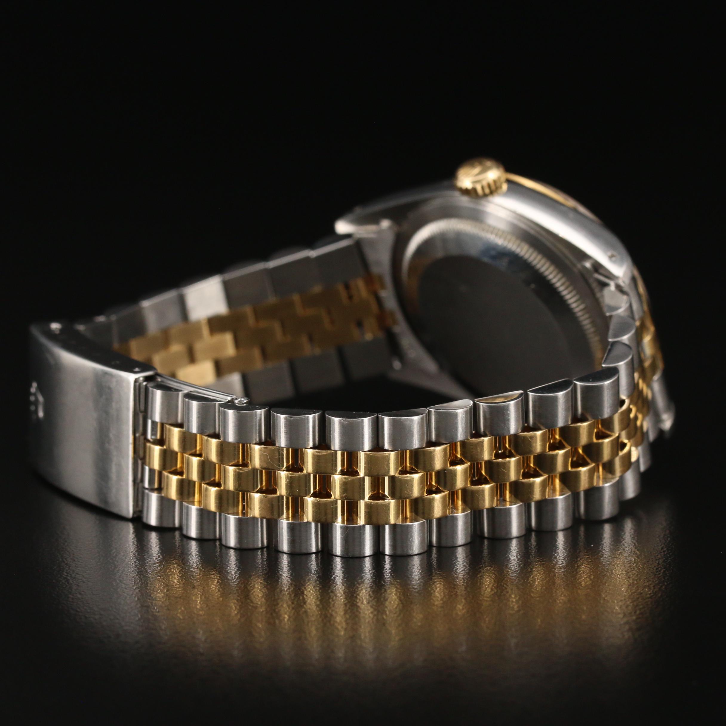 1988 Rolex Datejust 18K Gold and Stainless Steel Automatic Watch