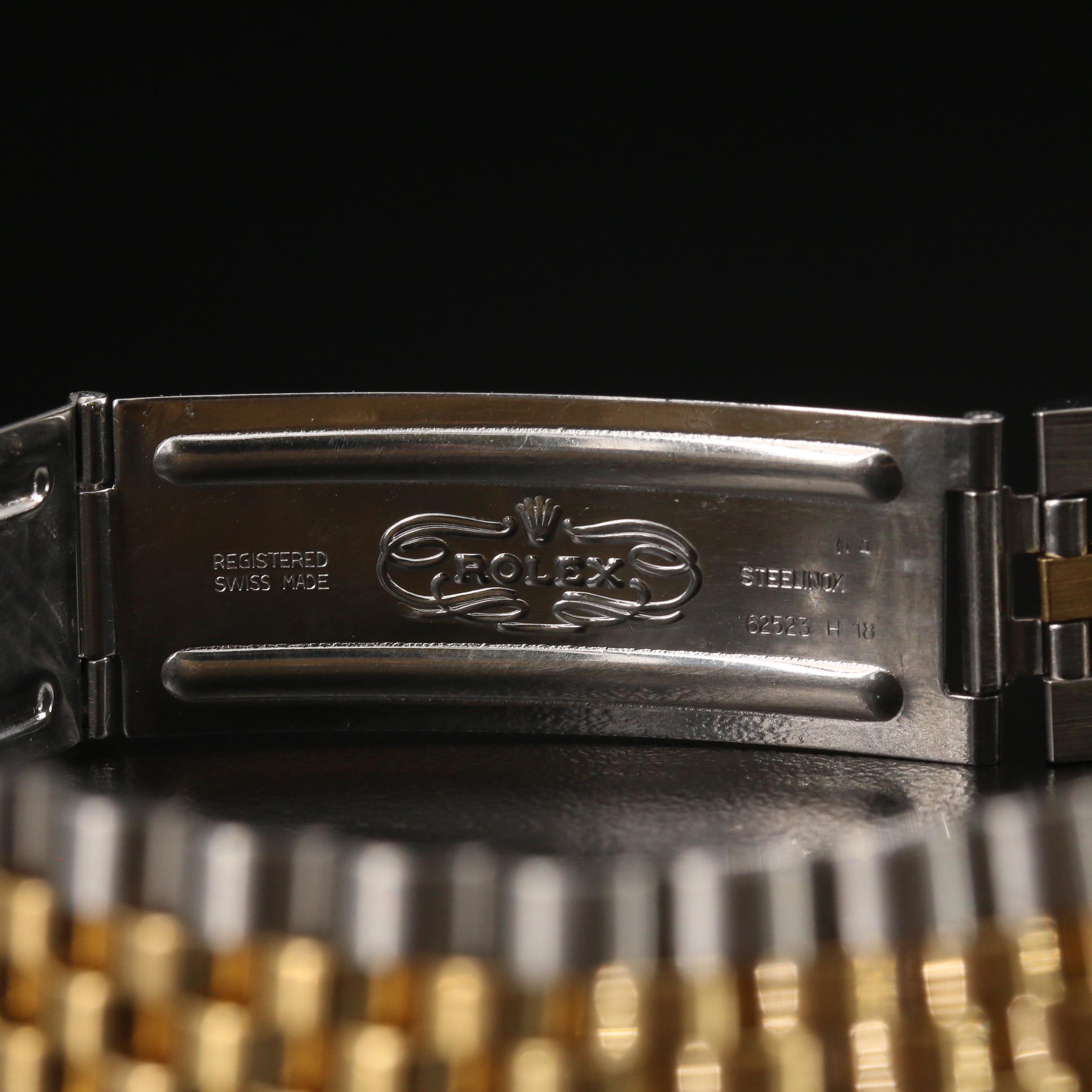 1988 Rolex Datejust 18K Gold and Stainless Steel Automatic Watch