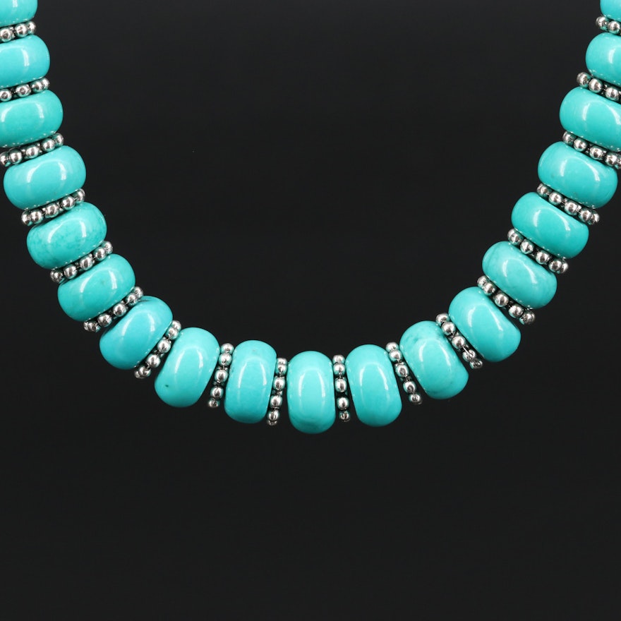 Beaded Howlite Necklace