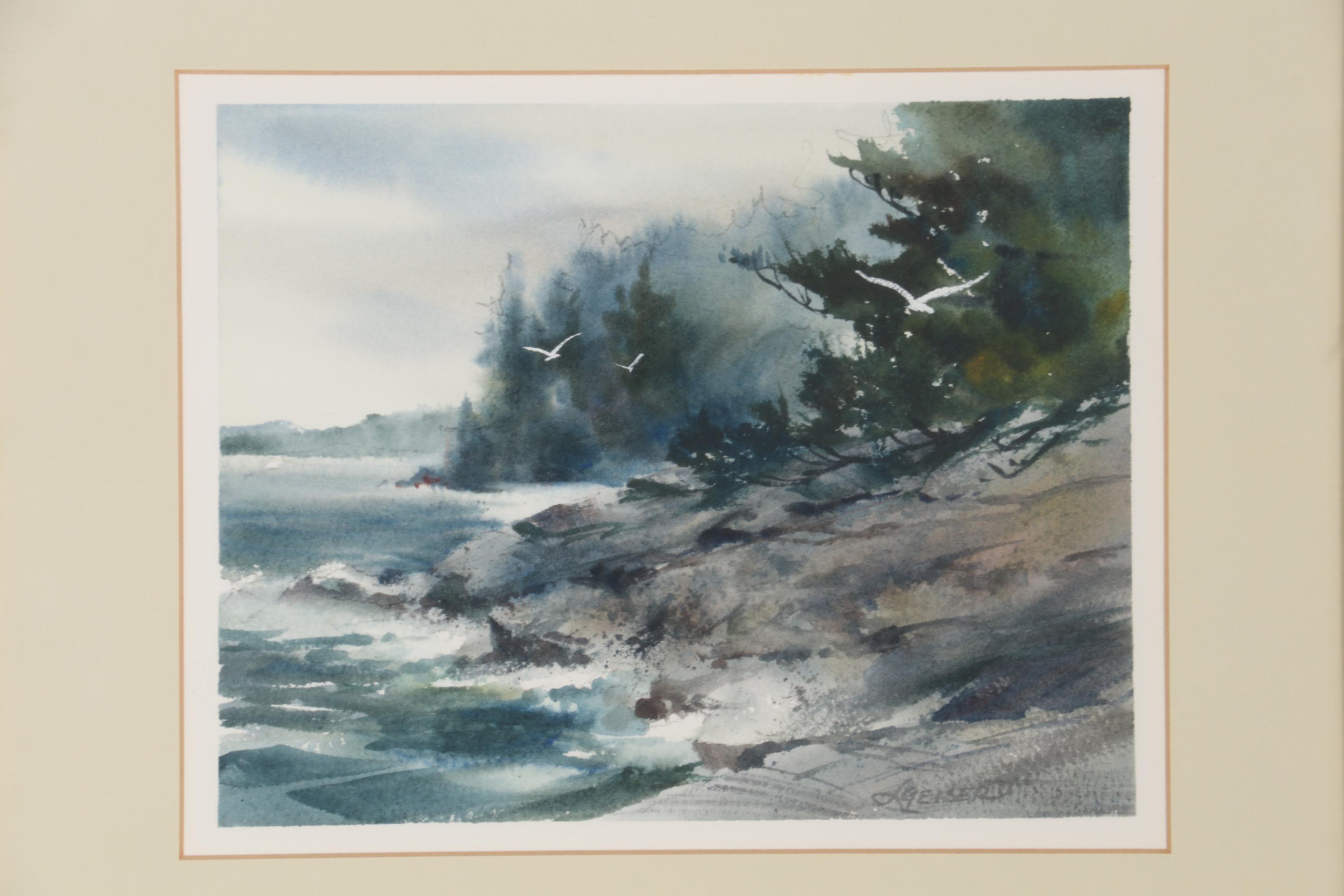 Lucile Geiser Landscape Watercolor Paintings