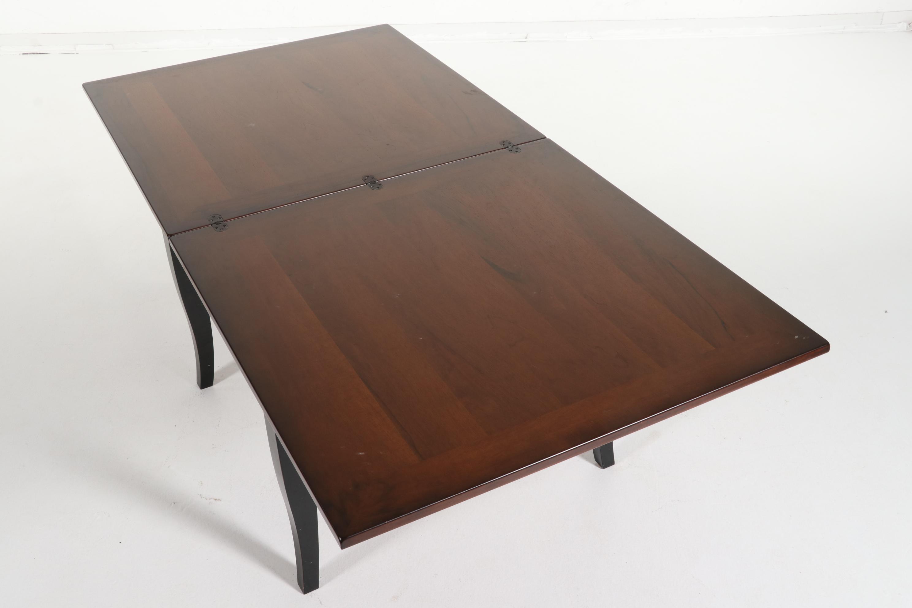 Arhaus "Rho" Flip Top Dining Table and Chairs, 21st Century