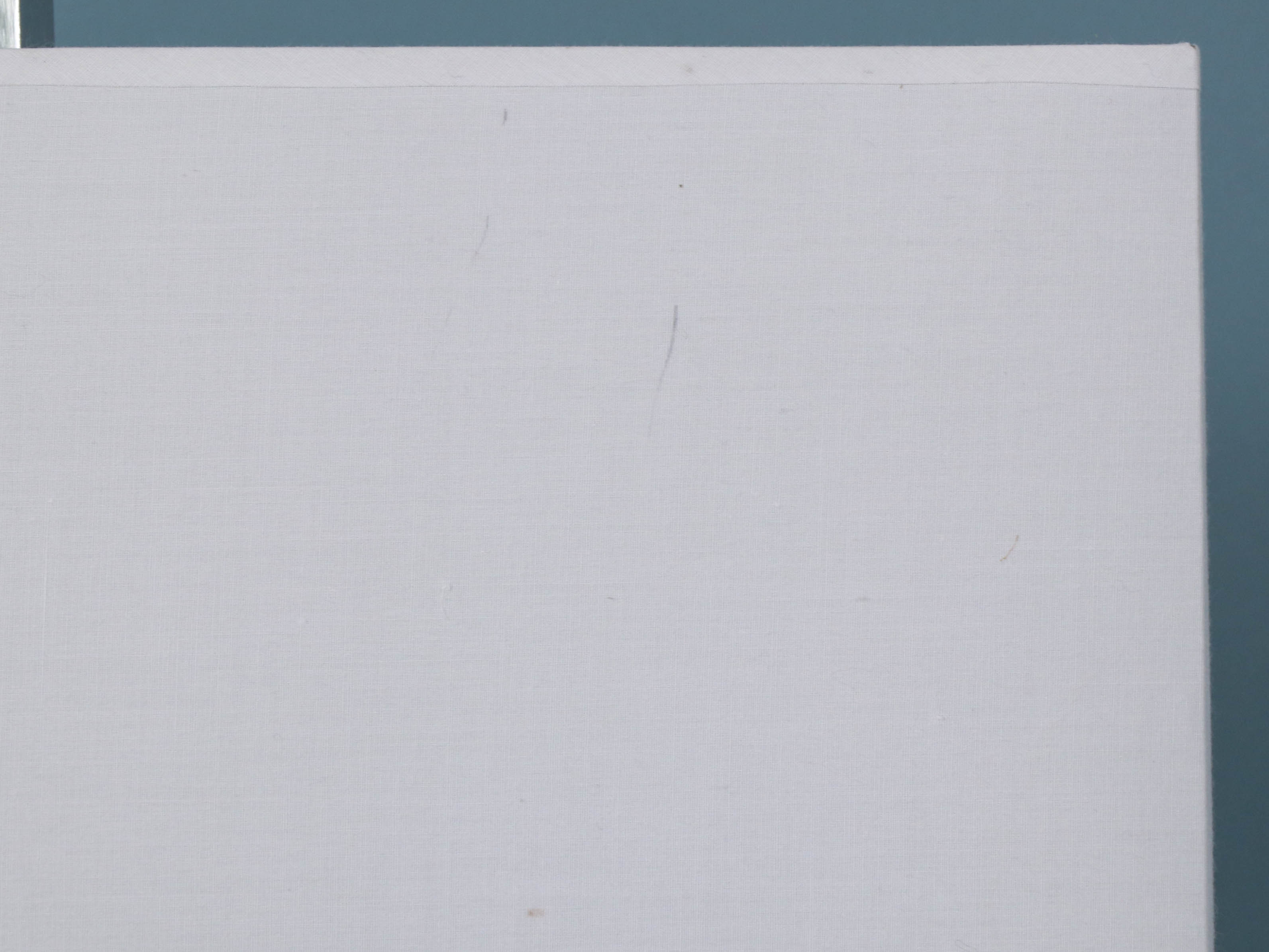 Linear Chrome Table Lamp with Fabric Shade