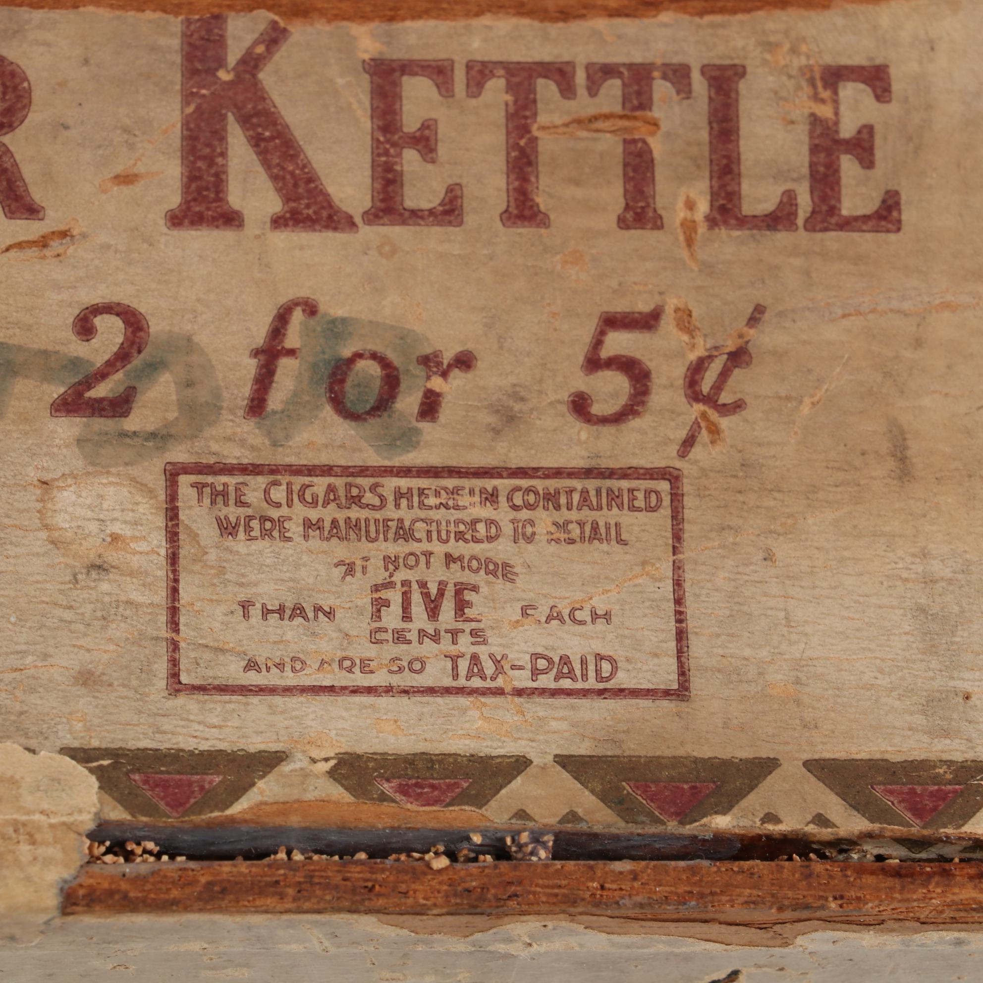 Handmade Zulu Battle Diorama in Harry C. Jacobs Co. Cigar Box