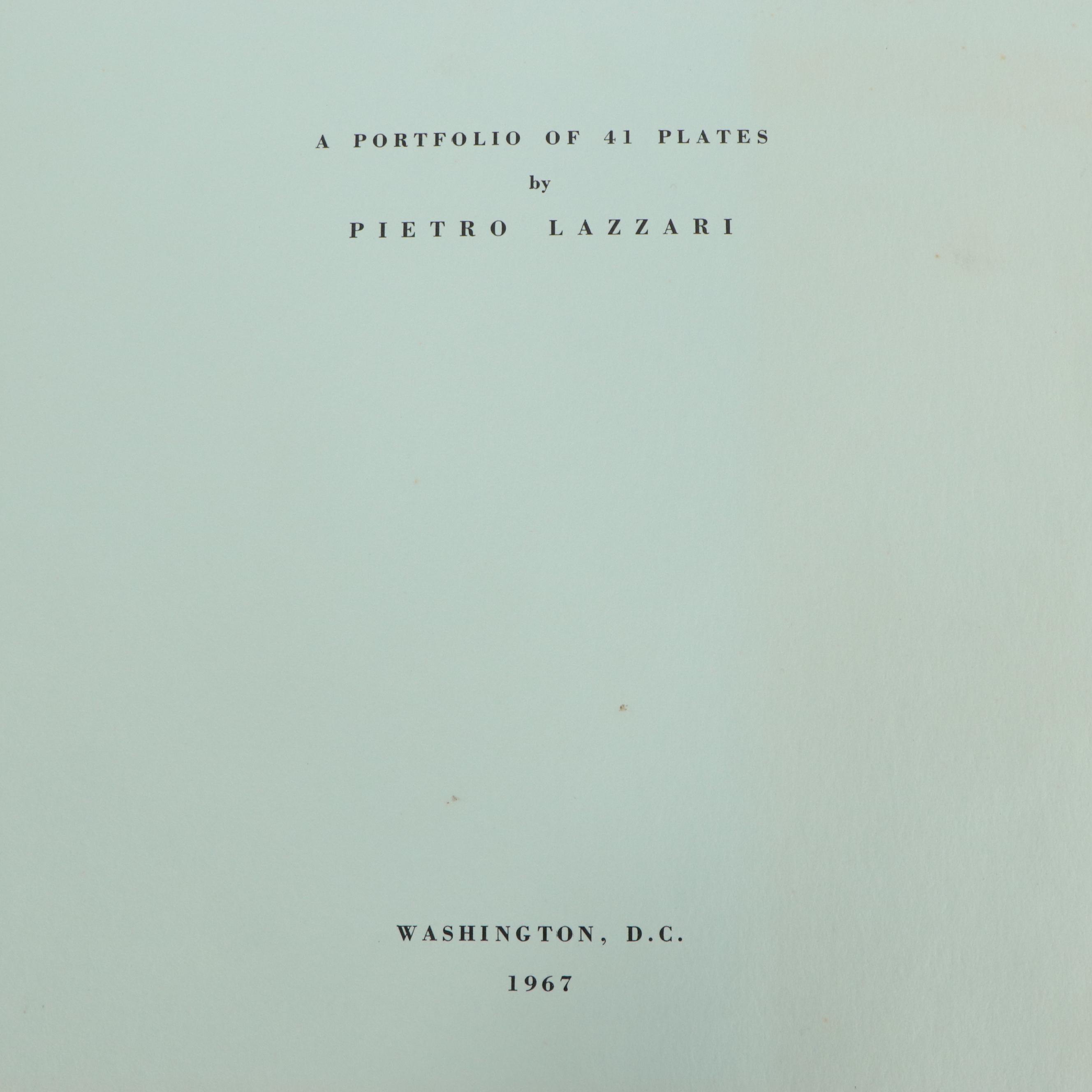 Pietro Lazzari Folio of Halftone Plates "I Carbonizzati," 1967