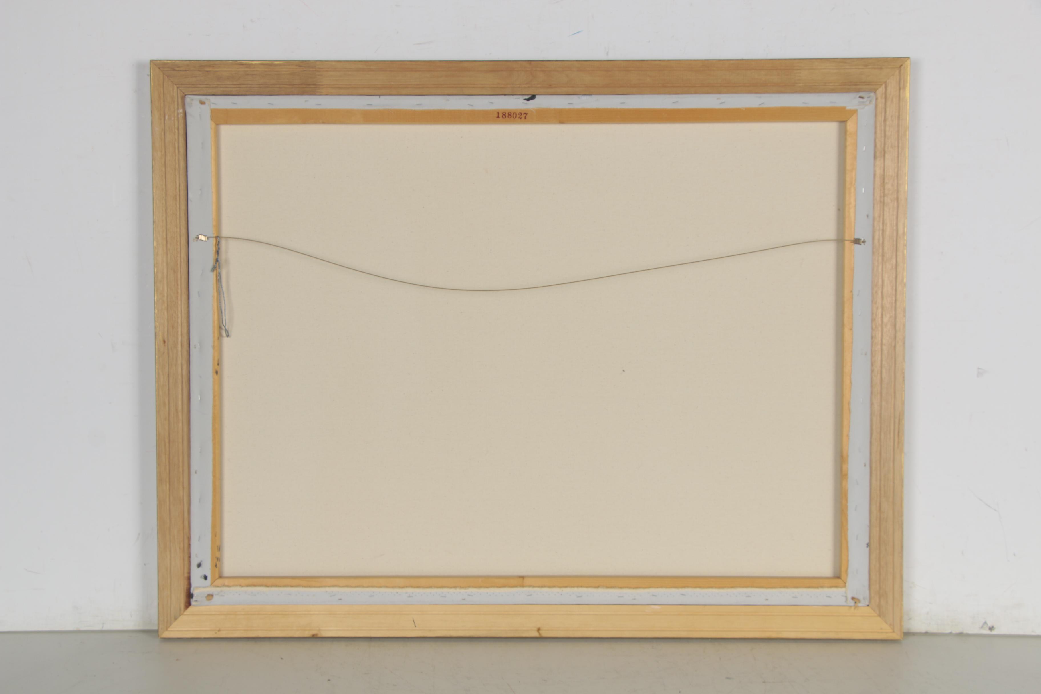 Van Stafford Oil Painting of Greyhounds, Late 20th to 21st Century