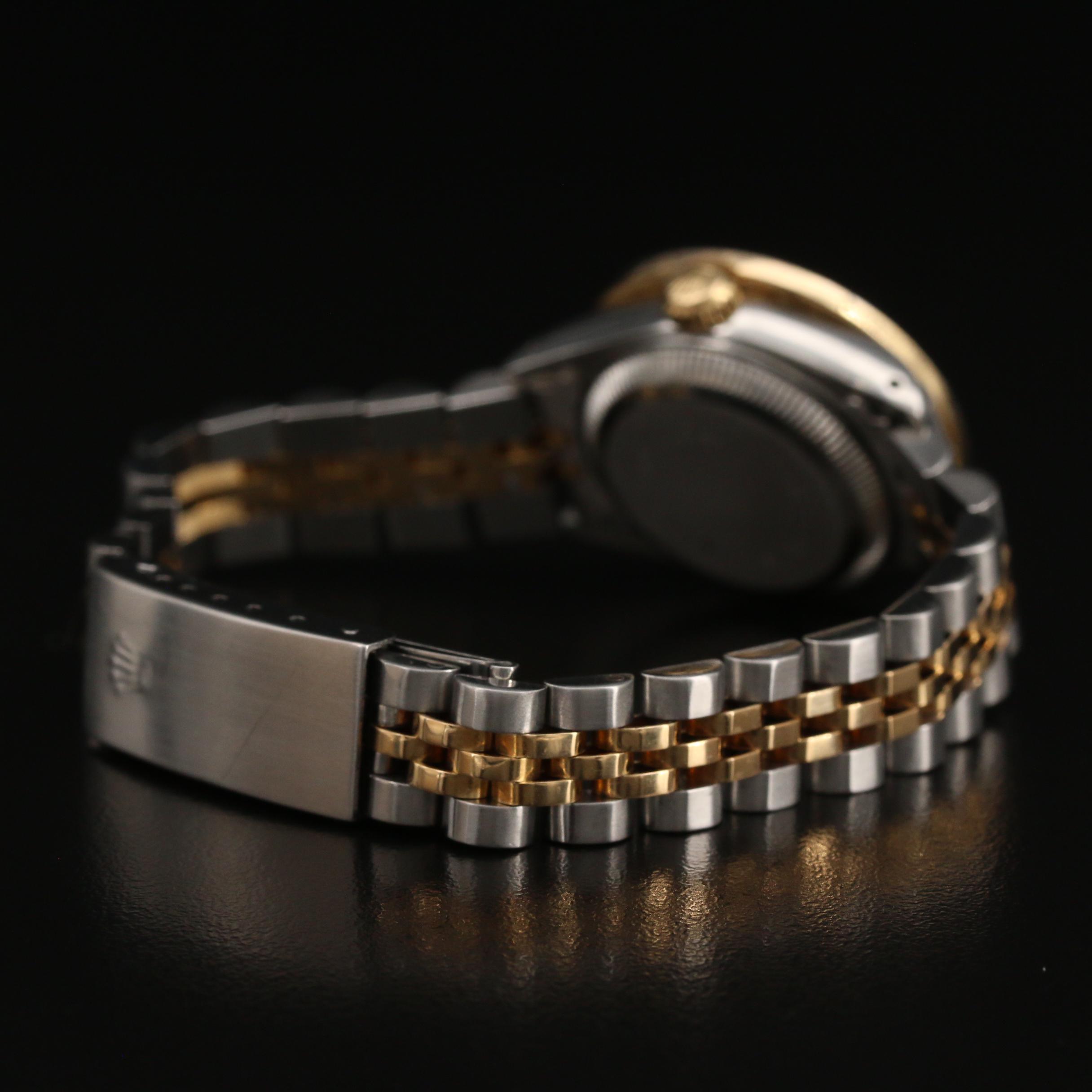 Rolex Datejust Gold and Stainless Steel 1.58 CTW Diamond Watch