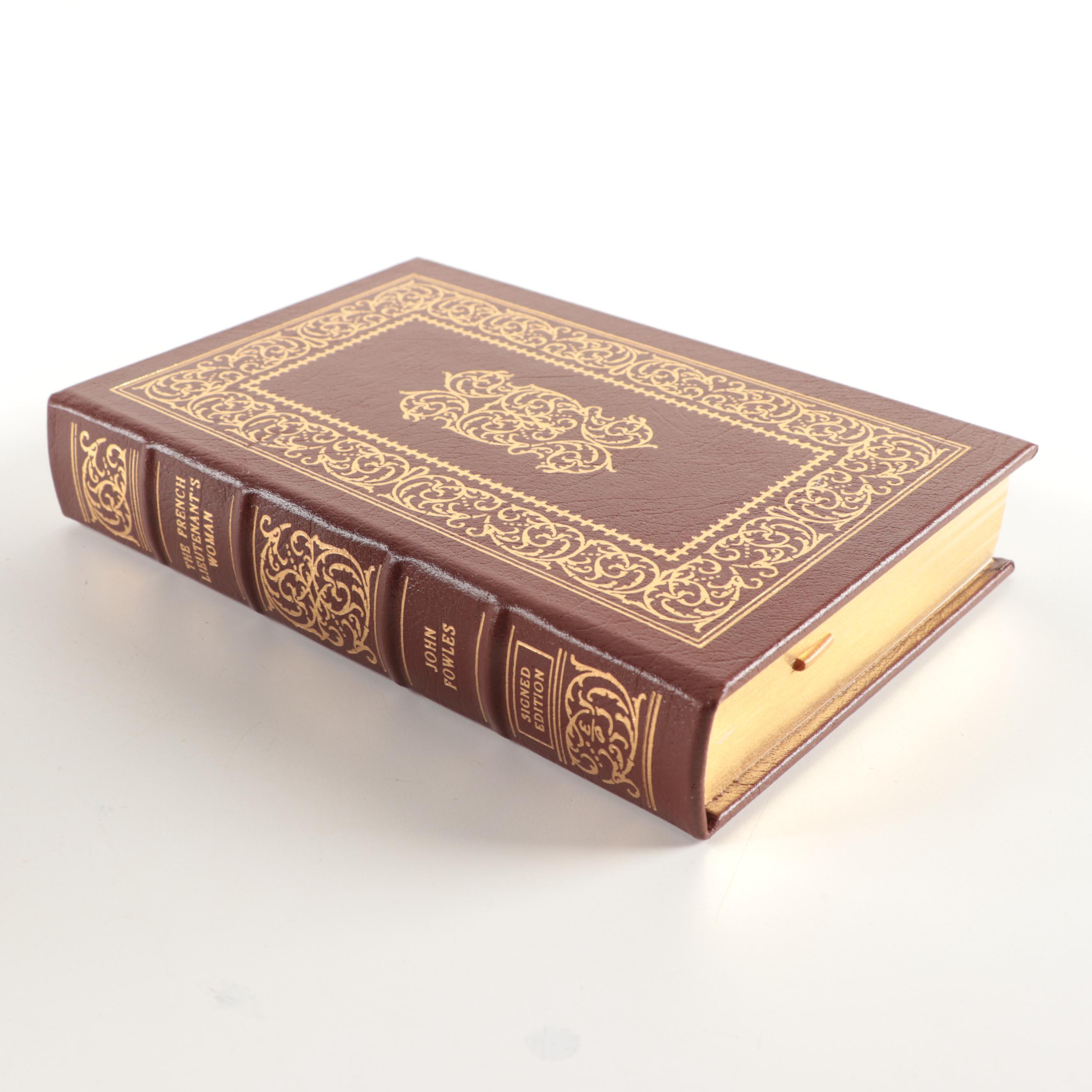 Signed Easton Press Edition Books Including "The French Lieutenant's Woman"