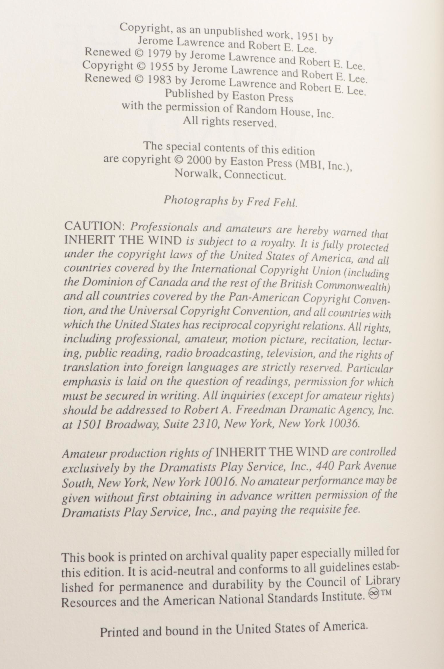 Signed Easton Press Edition Books Including "The French Lieutenant's Woman"