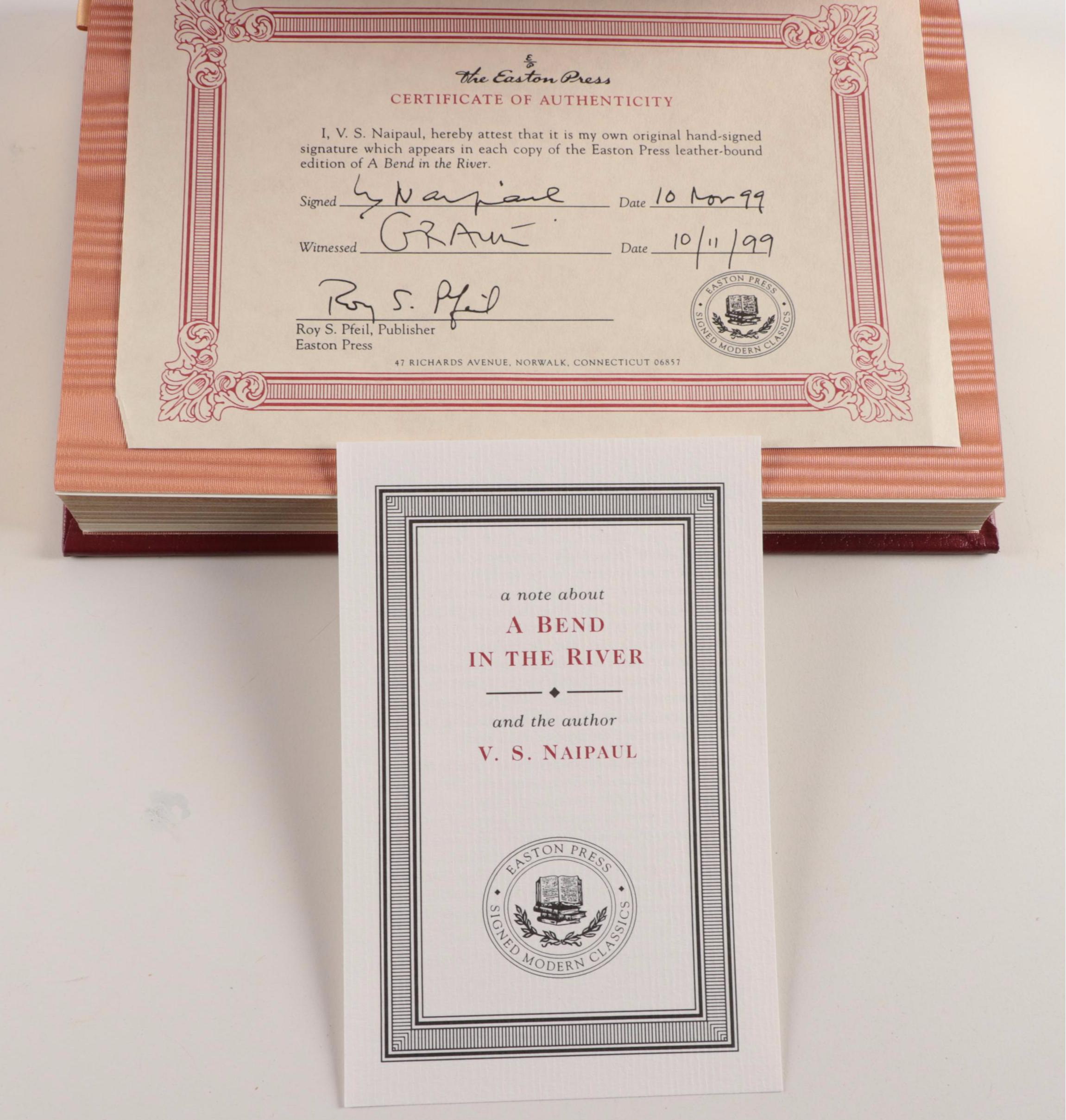 Signed Easton Press Edition Books Including "The French Lieutenant's Woman"