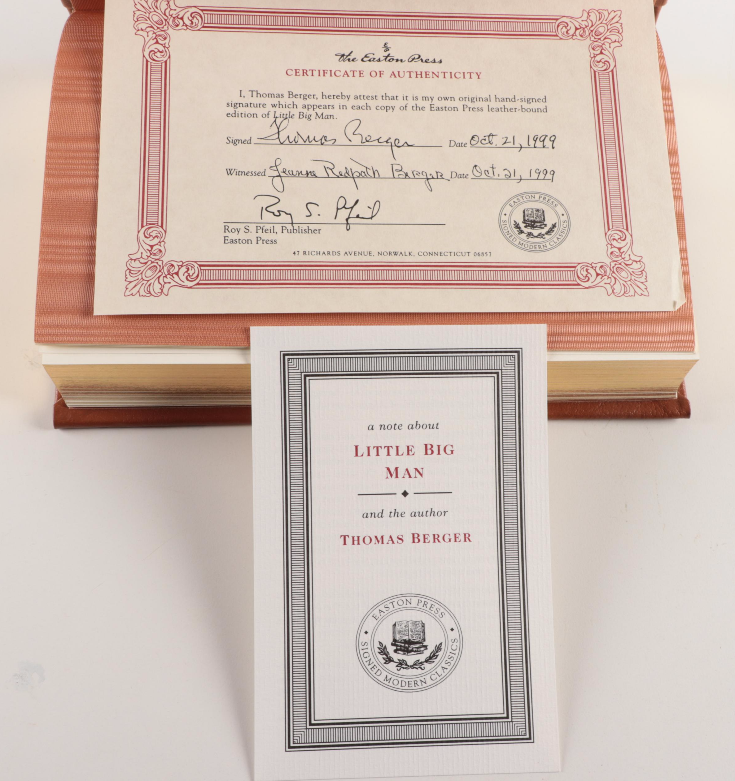 Signed Easton Press Edition Books Including "The French Lieutenant's Woman"