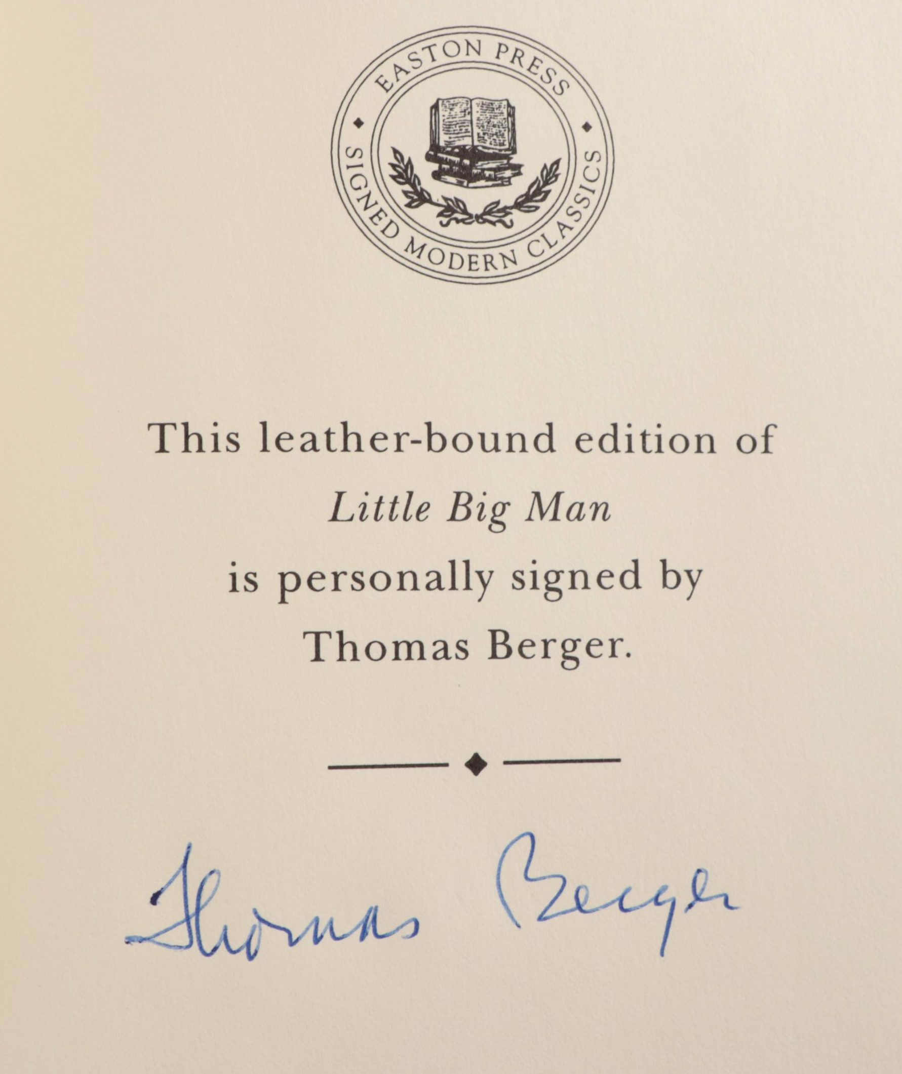 Signed Easton Press Edition Books Including "The French Lieutenant's Woman"