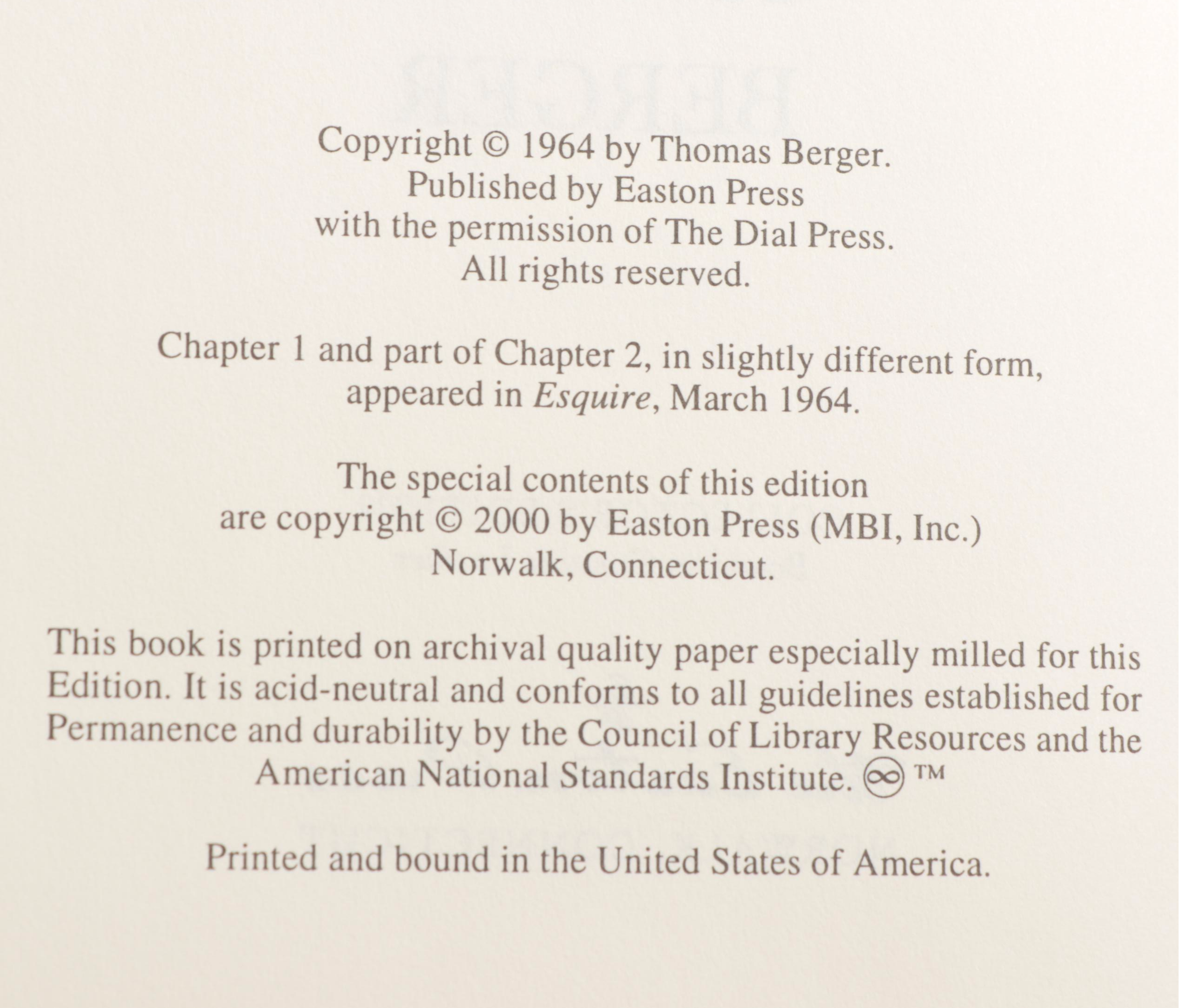 Signed Easton Press Edition Books Including "The French Lieutenant's Woman"