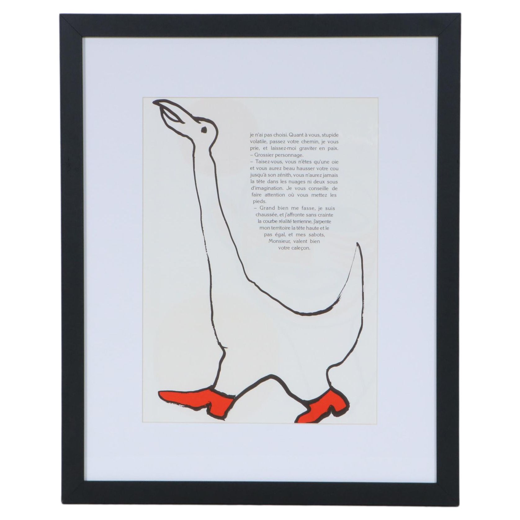 Alexander Calder Color Lithograph for "Derrière le Miroir," 1976