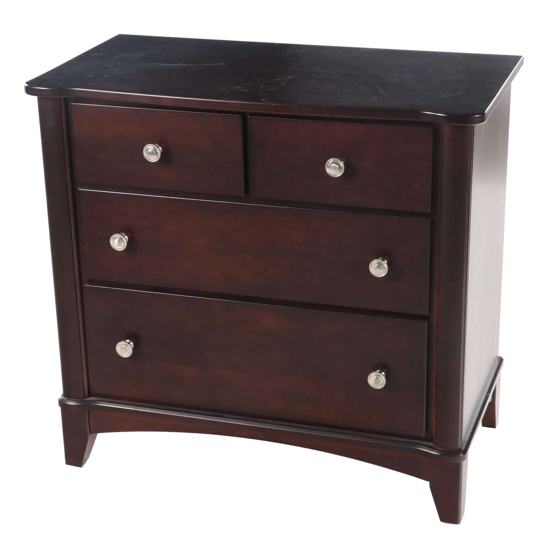 Mobel Furniture Espresso Finished Chest of Drawers