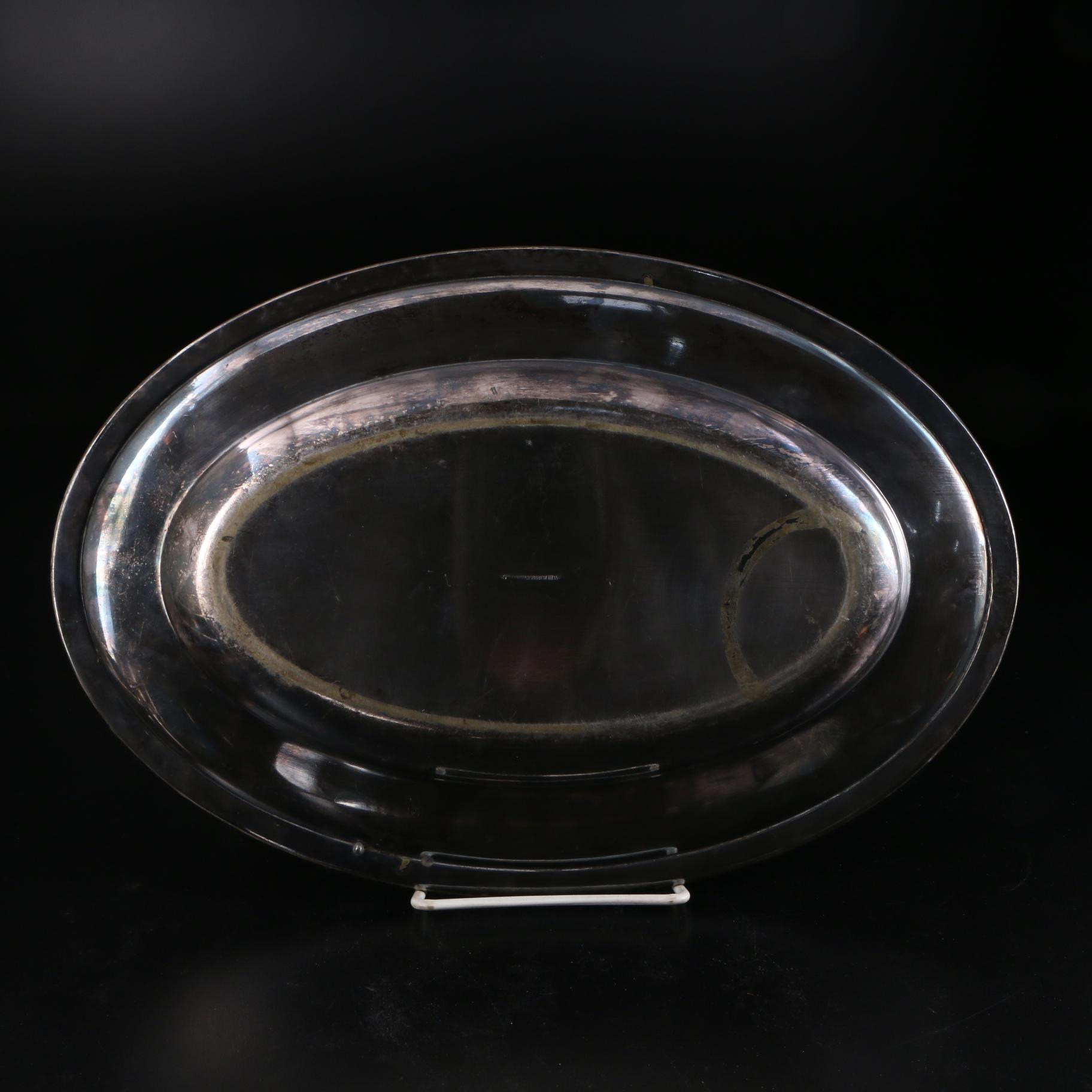 John Curry Coin Silver Mint Julep Cup with Silver Plate Serveware