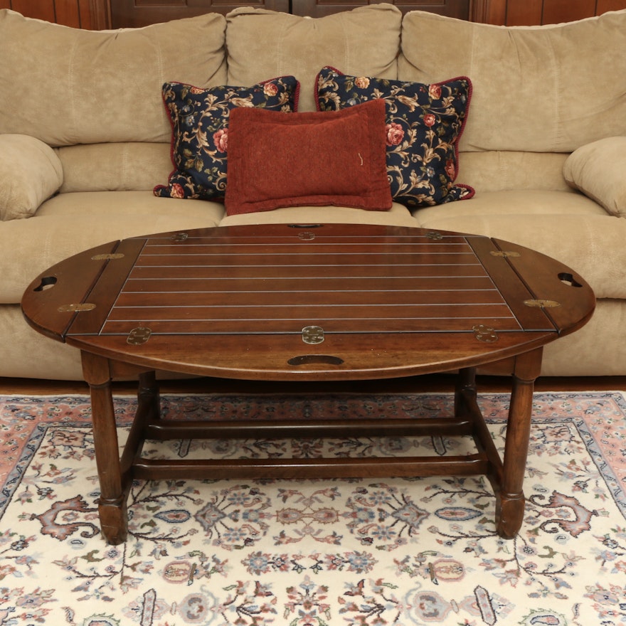 Hickory Chair Co. "American Digest" Cherrywood Butler's Tray Table