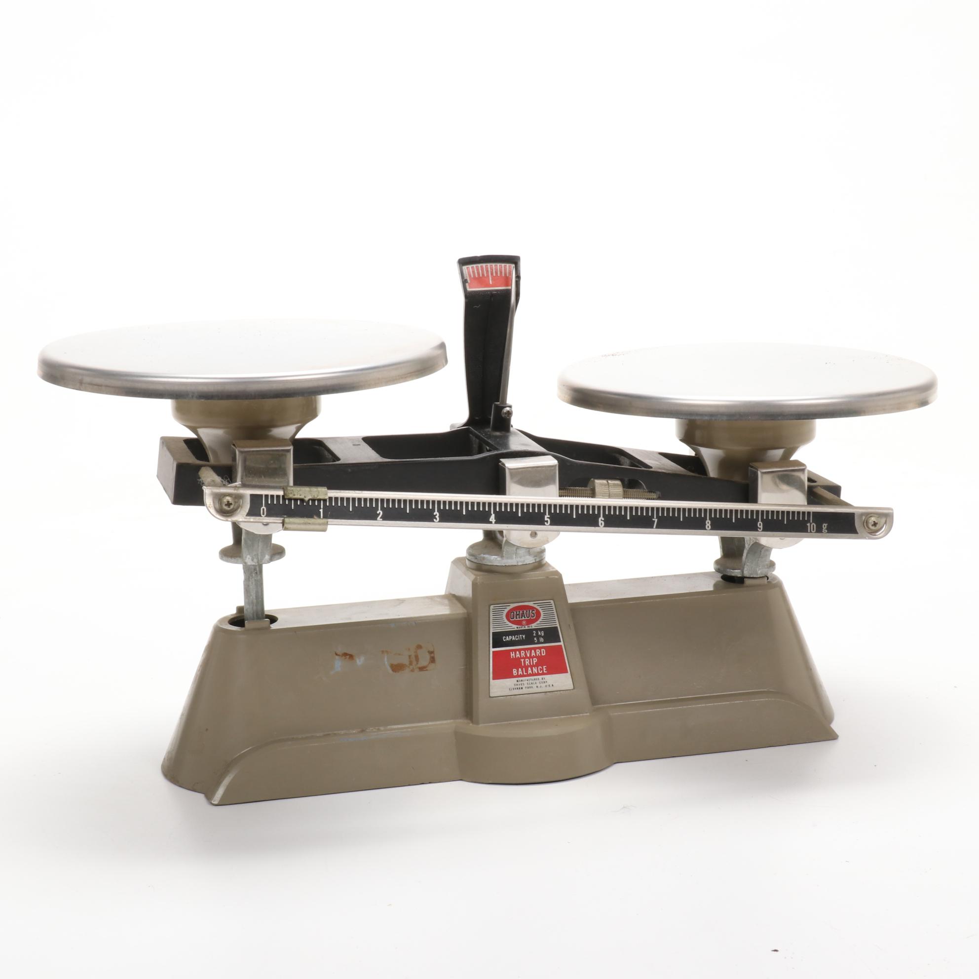 Ohaus "Harvard Trip Balance" Scale and Measuring Tape