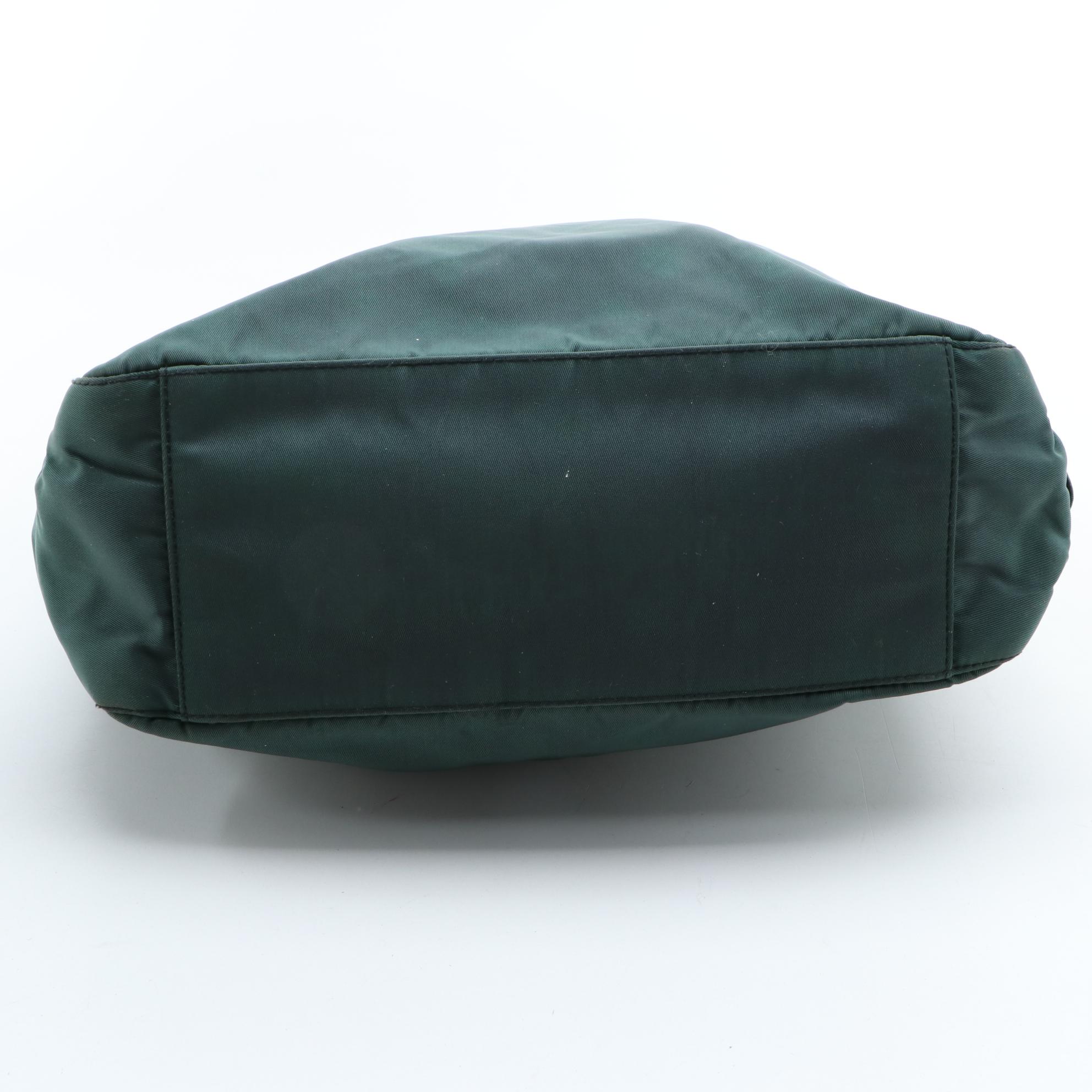 Prada Tessuto Nylon Top Handle Bag in Antracite